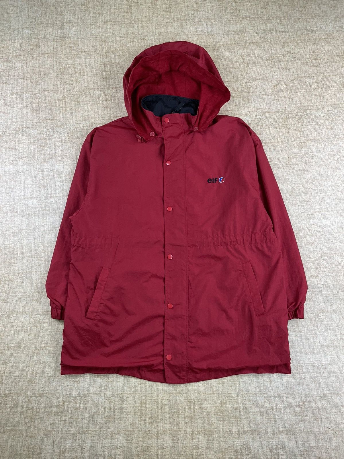 Vintage Vintage ELF Lubricants Japanese Racing Hoodie Jacket Size US L / EU 52-54 / 3 - 1 Thumbnail