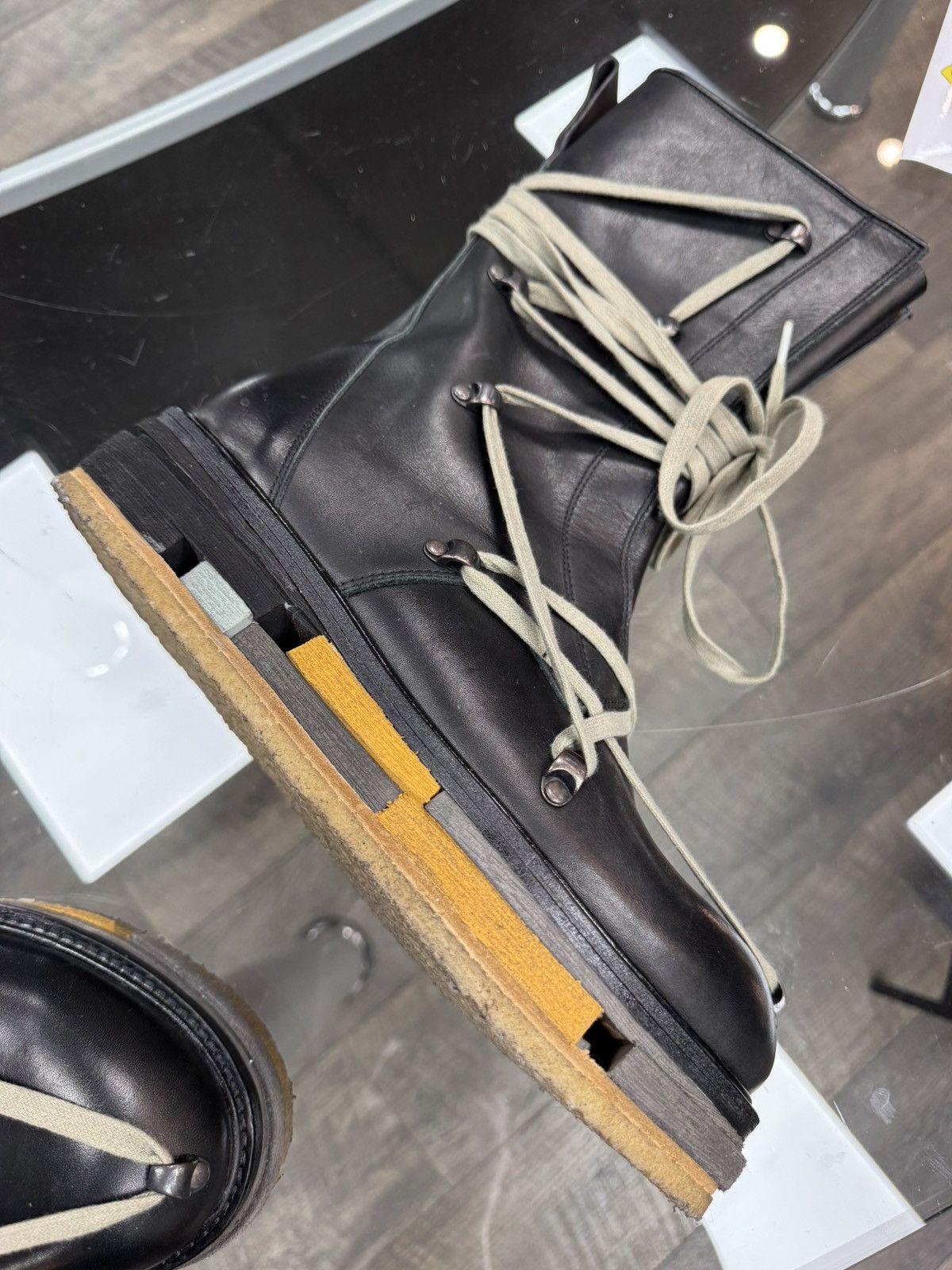 Rick Owens GLITTER LEGO CREEPER BOOT Size US 9 / EU 42 - 6 Thumbnail