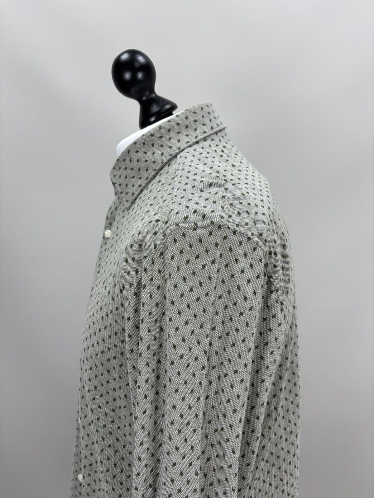 Hugo Boss Mens shirt BOSS Size L Color Gray Size US L / EU 52-54 / 3 - 10 Thumbnail