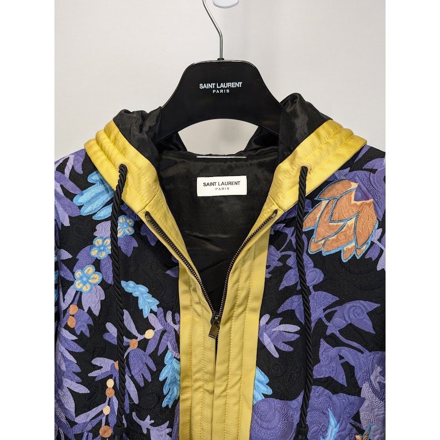 Saint Laurent Paris o1rshd1 Teddy Kimono Phoenix Jacket in Multicolor Size US M / EU 48-50 / 2 - 4 Thumbnail