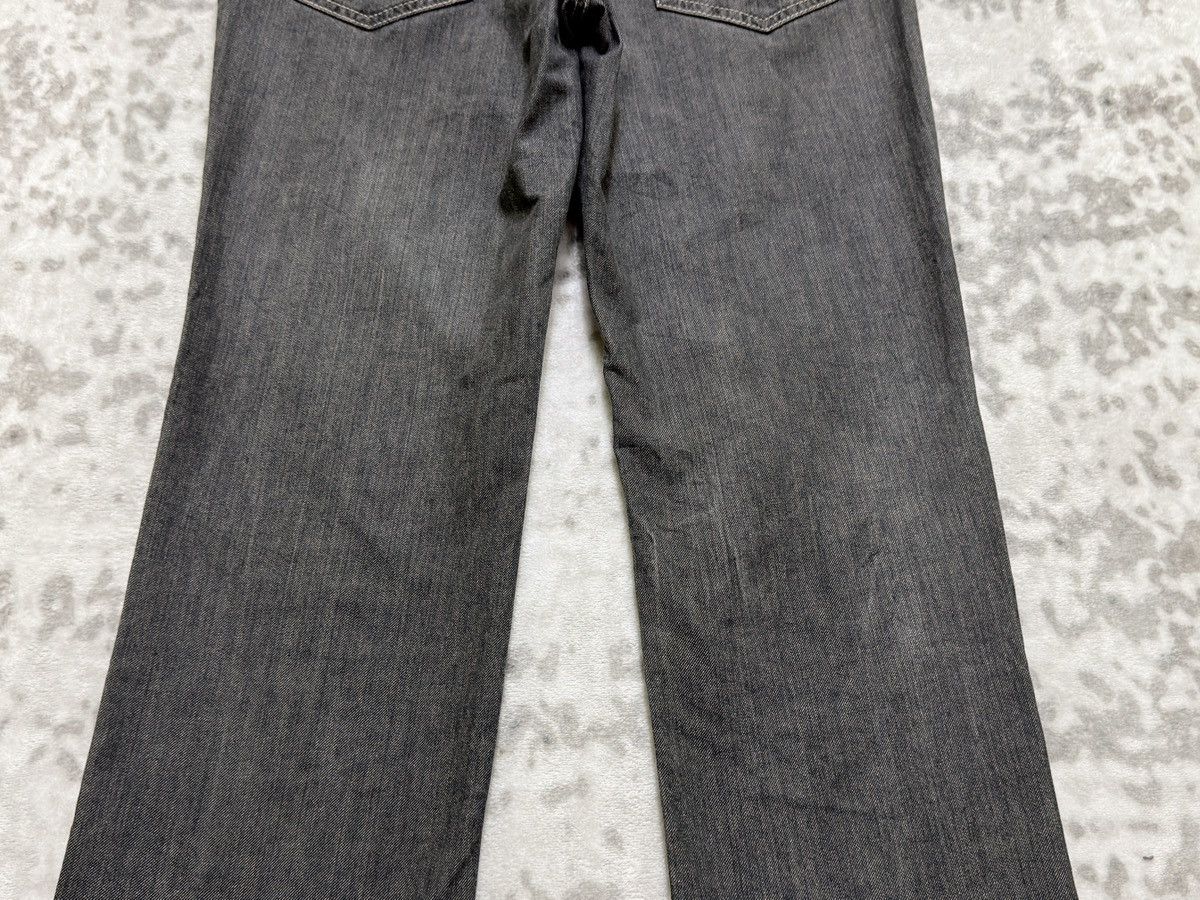 Jean Charles De Castelbajac Castelbajac Embroidered Back Pocket Denim Y2K Straight Fit Size US 33 - 13 Thumbnail