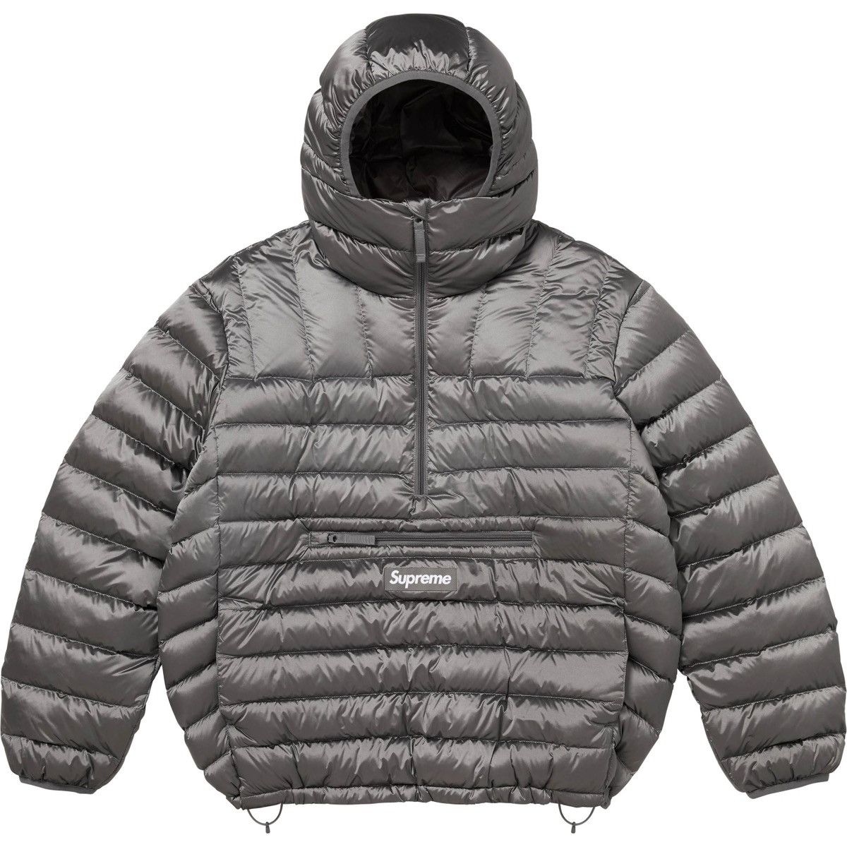 Supreme Micro Down Half Zip Hooded Pullover Blue (FW22) Supreme