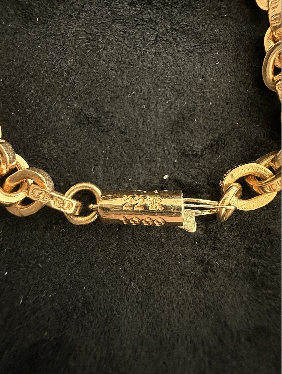 Chrome Hearts 22k paperchain bracelet Size ONE SIZE - 4 Thumbnail