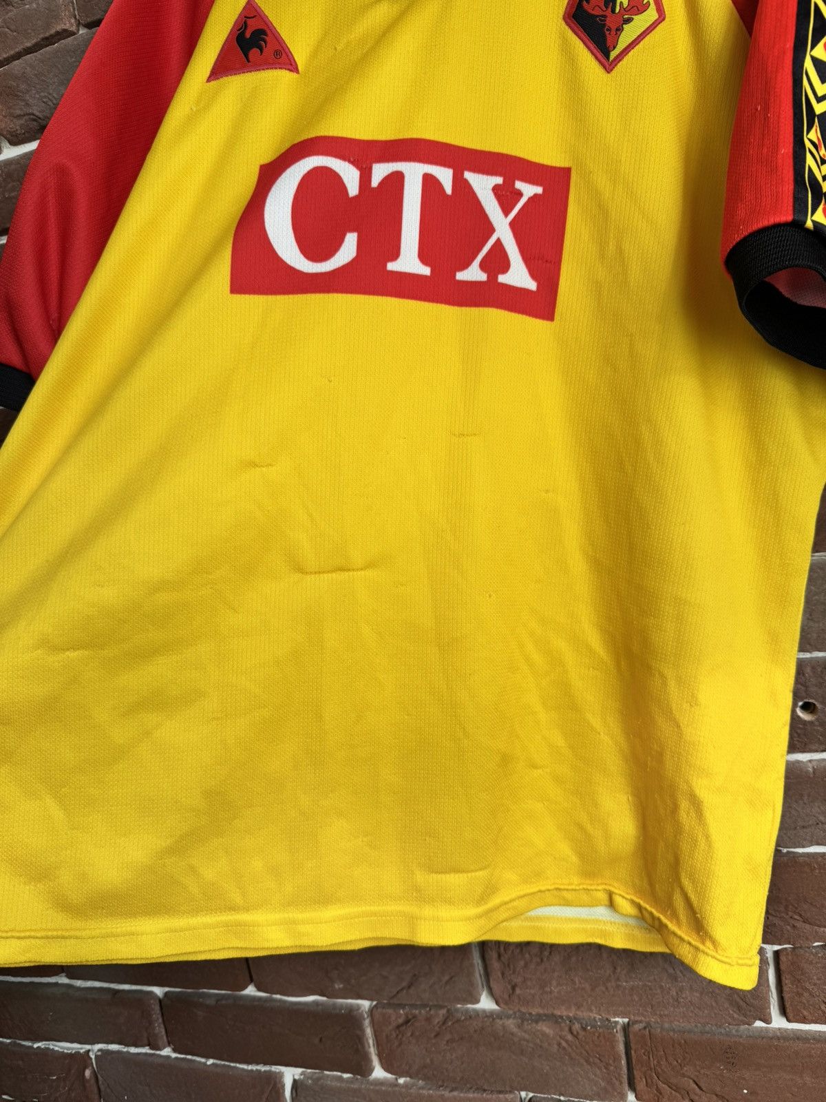 Le Coq Sportif Vintage 1998 Le Coq Sportif Watford Premier League Football Size US XL / EU 56 / 4 - 4 Thumbnail