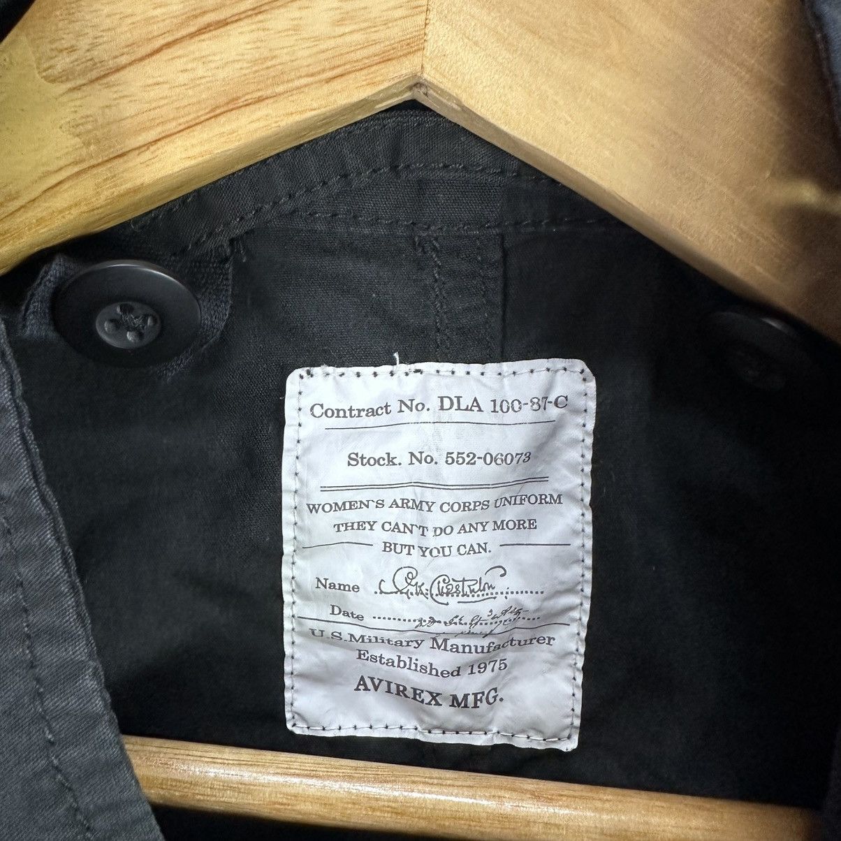 Avirex Avirex Vintage Black Parka Jacket Long Military Style Size US M / EU 48-50 / 2 - 4 Thumbnail