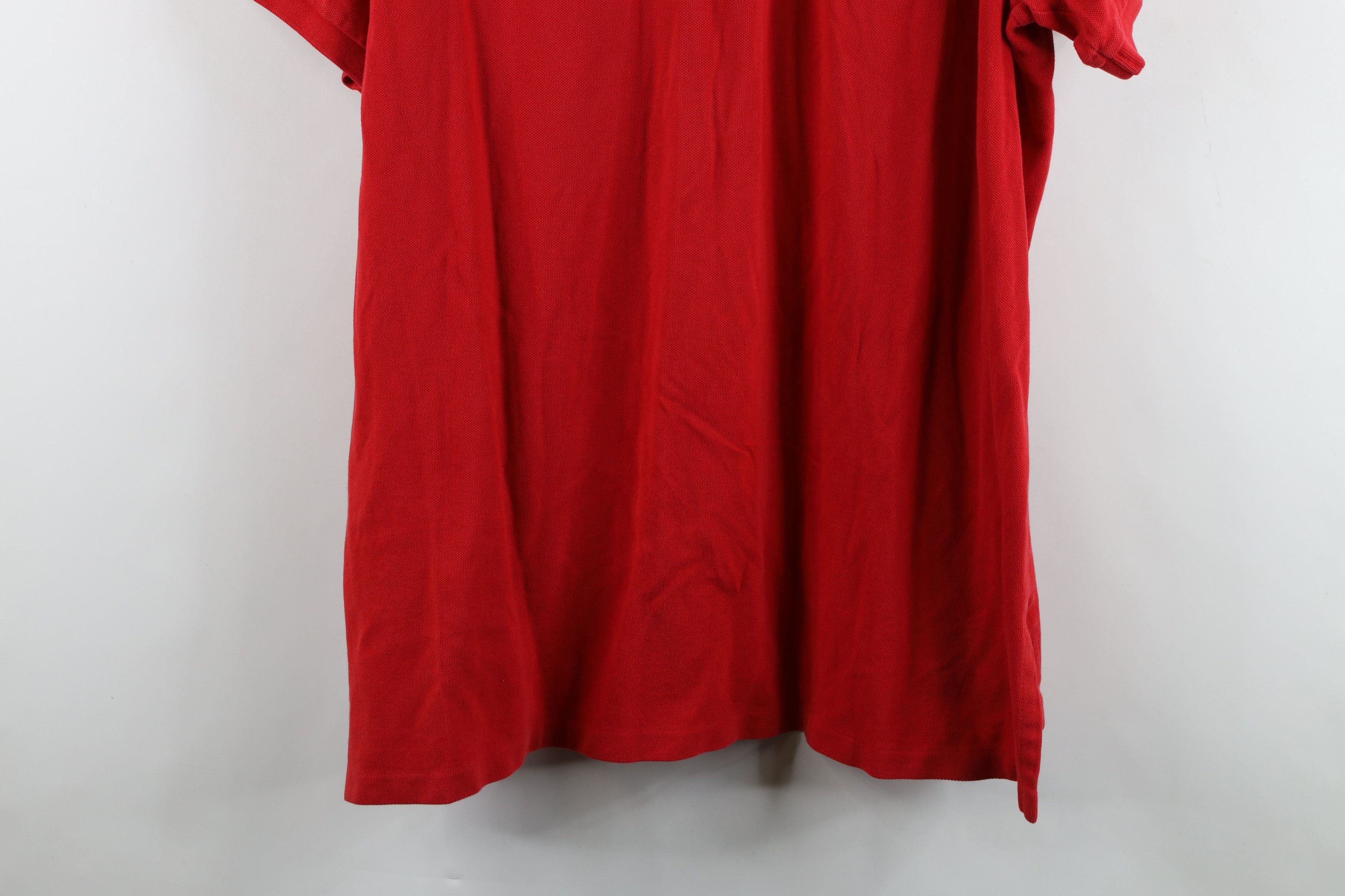 Ralph Lauren Vintage 90s Ralph Lauren Big Pony Collared Polo Shirt Red Size US XXL / EU 58 / 5 - 15 Thumbnail