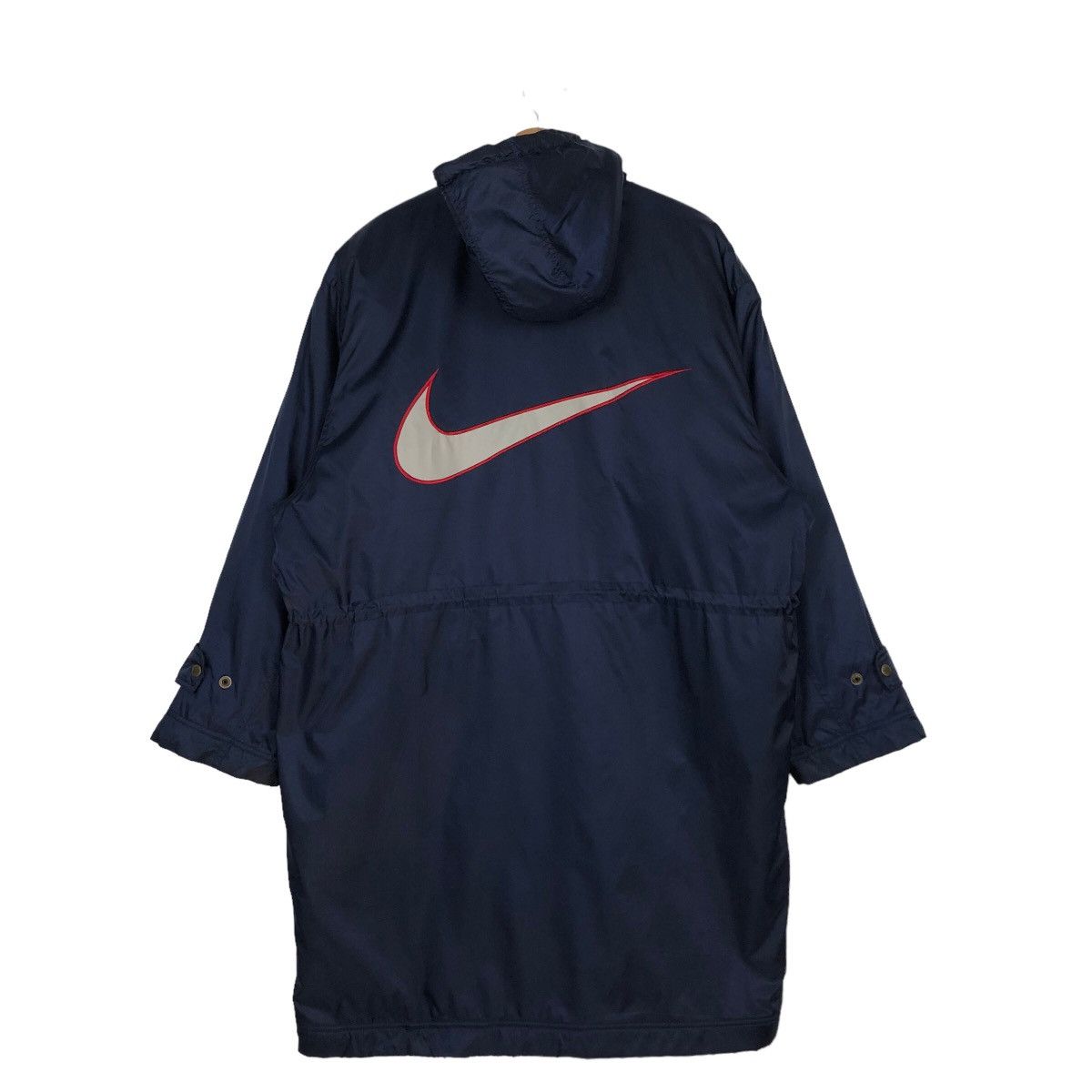 Nike VINTAGE NIKE BIG SWOOSH LONG JACKET Size US L / EU 52-54 / 3 - 1 Thumbnail
