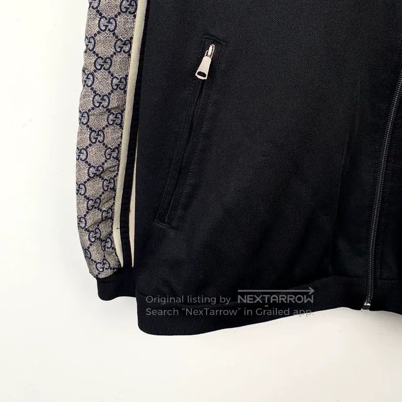 Gucci Gucci Black side logo jacquard stand-up collar zipper long Size US M / EU 48-50 / 2 - 4 Thumbnail