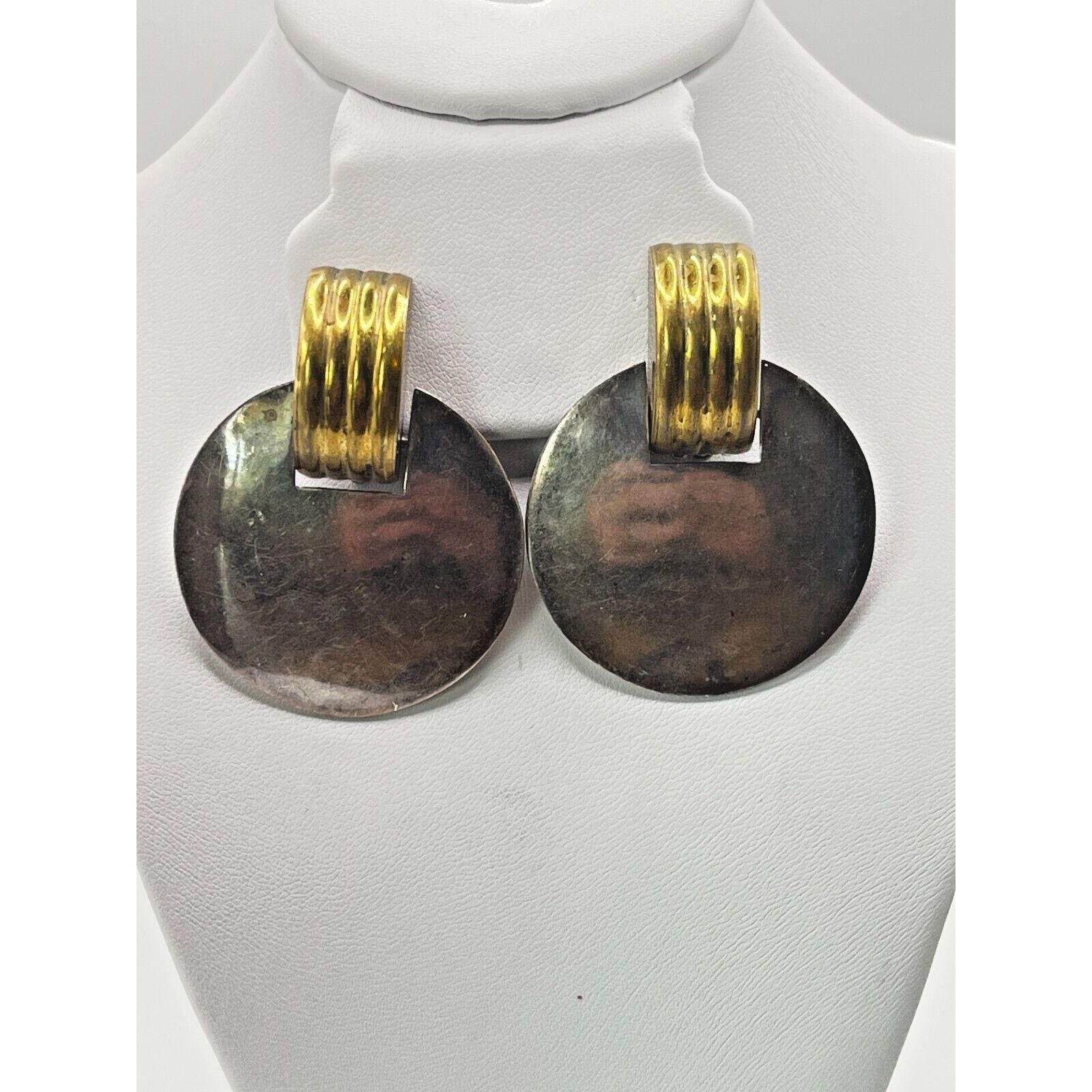Mexicana Mexican Silver Earrings TC-142 Large Clip-on 29g Size ONE SIZE - 1 Thumbnail