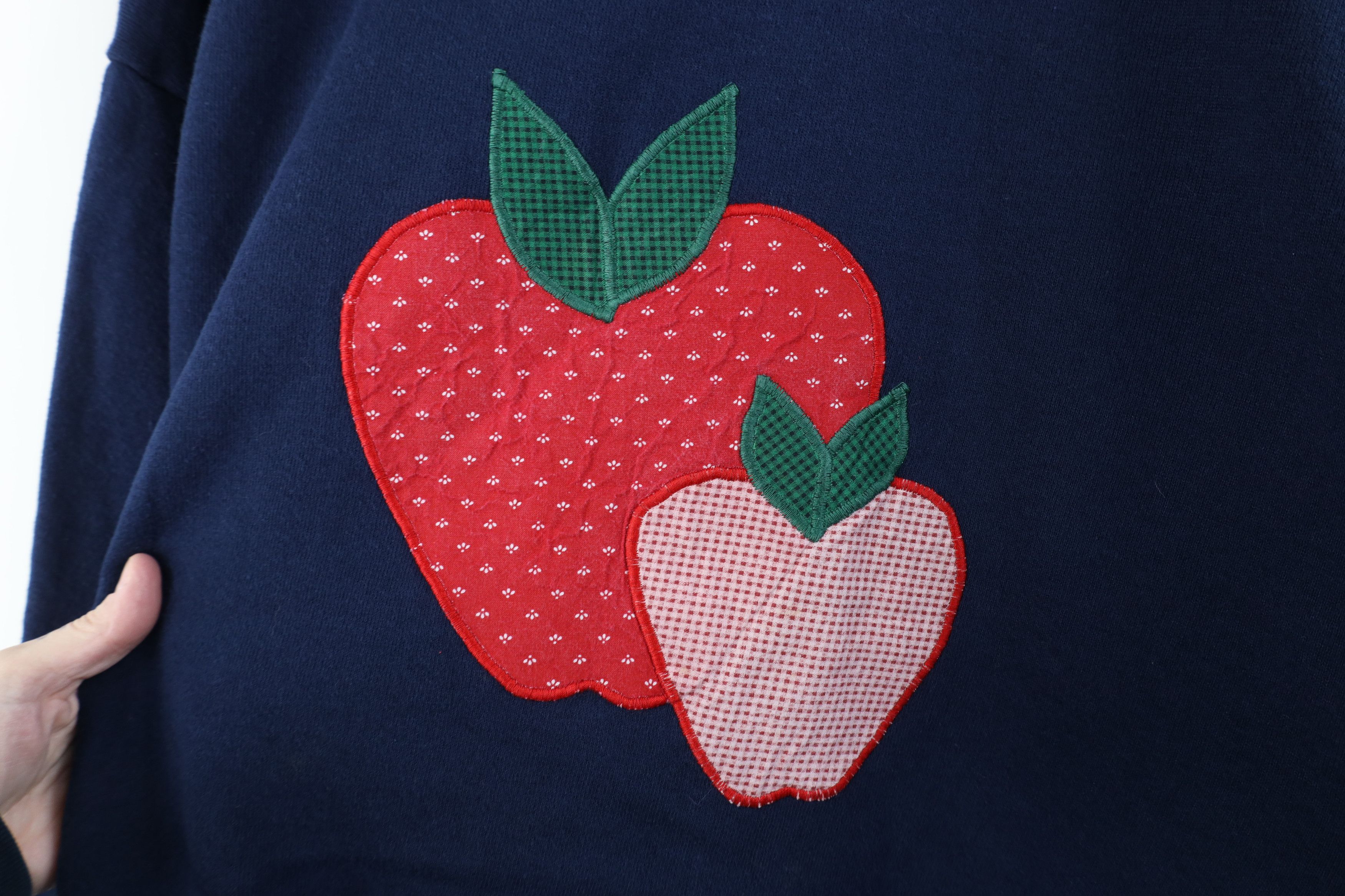 Vintage Vintage 90s Country Farmhouse Apple Crewneck Sweatshirt USA Size XL / US 12-14 / IT 48-50 - 4 Thumbnail