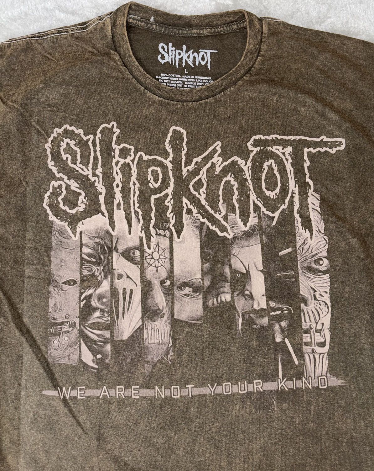 Slipknot Rare Licenced Acid Wash Slipknot We Are Not Your Kind merch Size US L / EU 52-54 / 3 - 2 Thumbnail