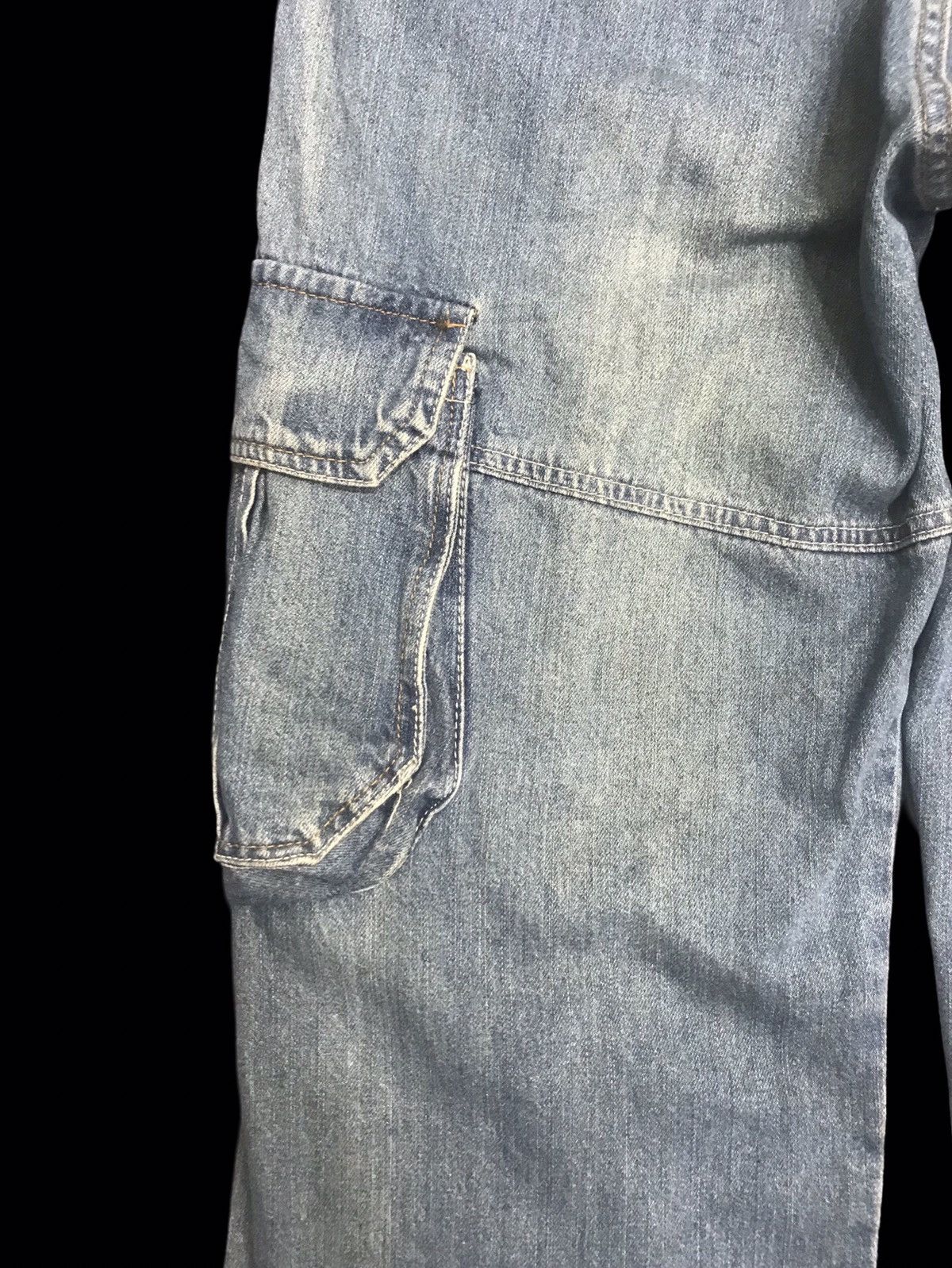 Vintage 💥WIDE BAGGY💥ARCHIVAL EXIT 3D POCKETS CARGO DENIM F358 Size US 32 / EU 48 - 14 Thumbnail