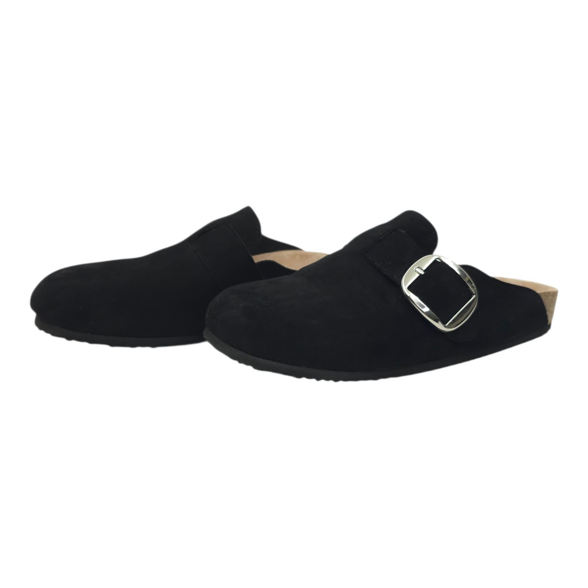 Other Madden Girl Prim Clog Faux Suede Adjustable Buckle 8 Black Size US 8 / IT 38 - 1 Thumbnail