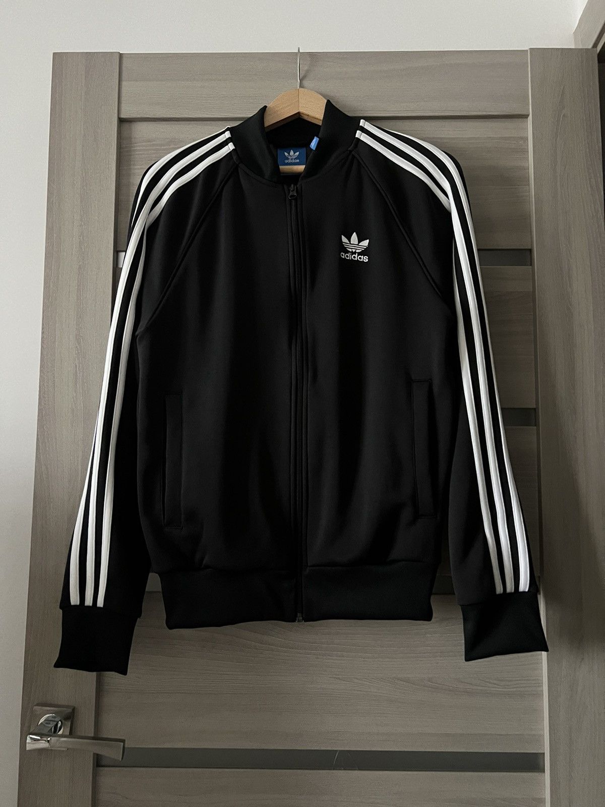 Adidas Adidas Zip Up 3 Stripe Hoodie Balenciaga Style Size US S / EU 44-46 / 1 - 1 Thumbnail
