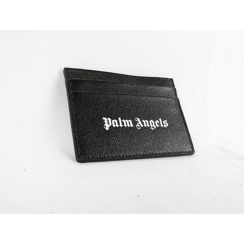 Palm Angels o1rshd1 Size: OS / Logo Caviar Card Holder in Black/White Size ONE SIZE - 2 Thumbnail