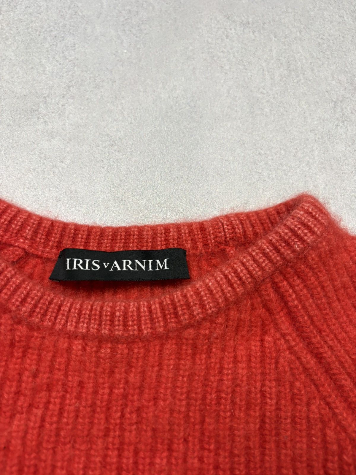 Iris von Arnim Iris Von Arnim Cashmere Peplum Knit Sweater Red M Italy Rare Size M / US 6-8 / IT 42-44 - 11 Thumbnail