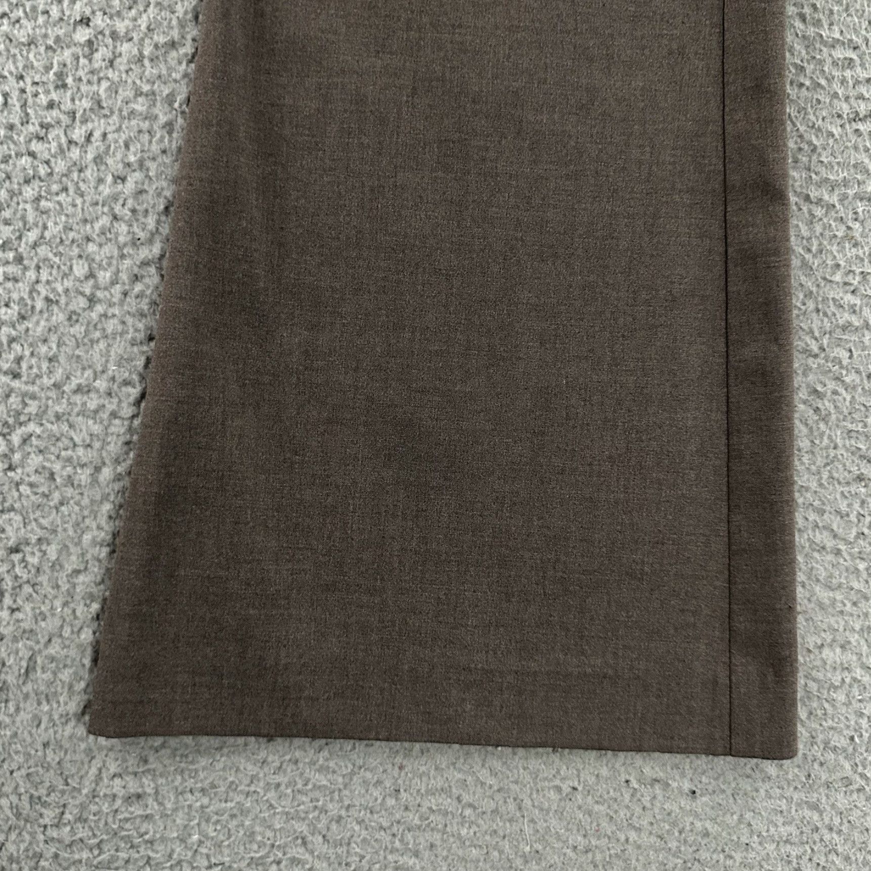 Ann Taylor Ann Taylor Womens Pants Brown 8P Petites Flared Career Work Polyester Blend Size 24" / US 00 / IT 34 - 4 Thumbnail