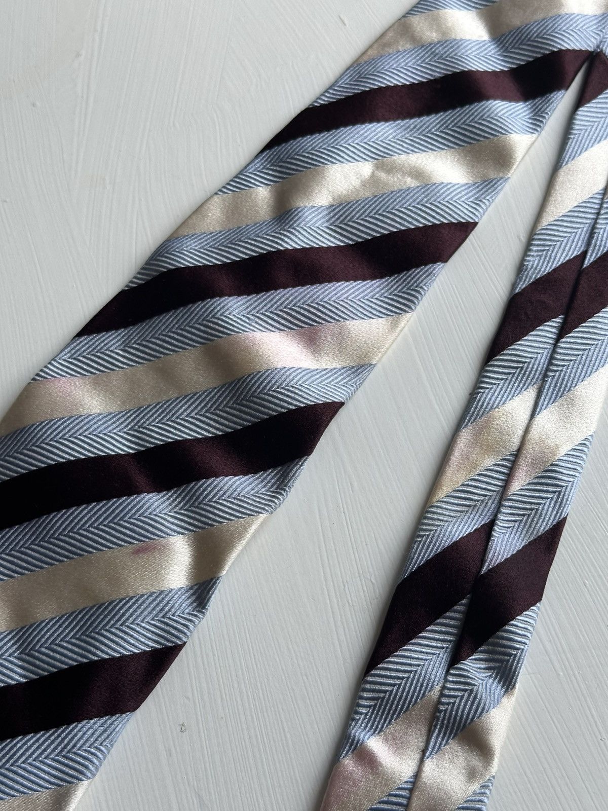 Ermenegildo Zegna × The Tie Bar Ermenegildo Zegna Tie 90s Monogram Cravatca Y2K Calssic Size ONE SIZE - 3 Thumbnail