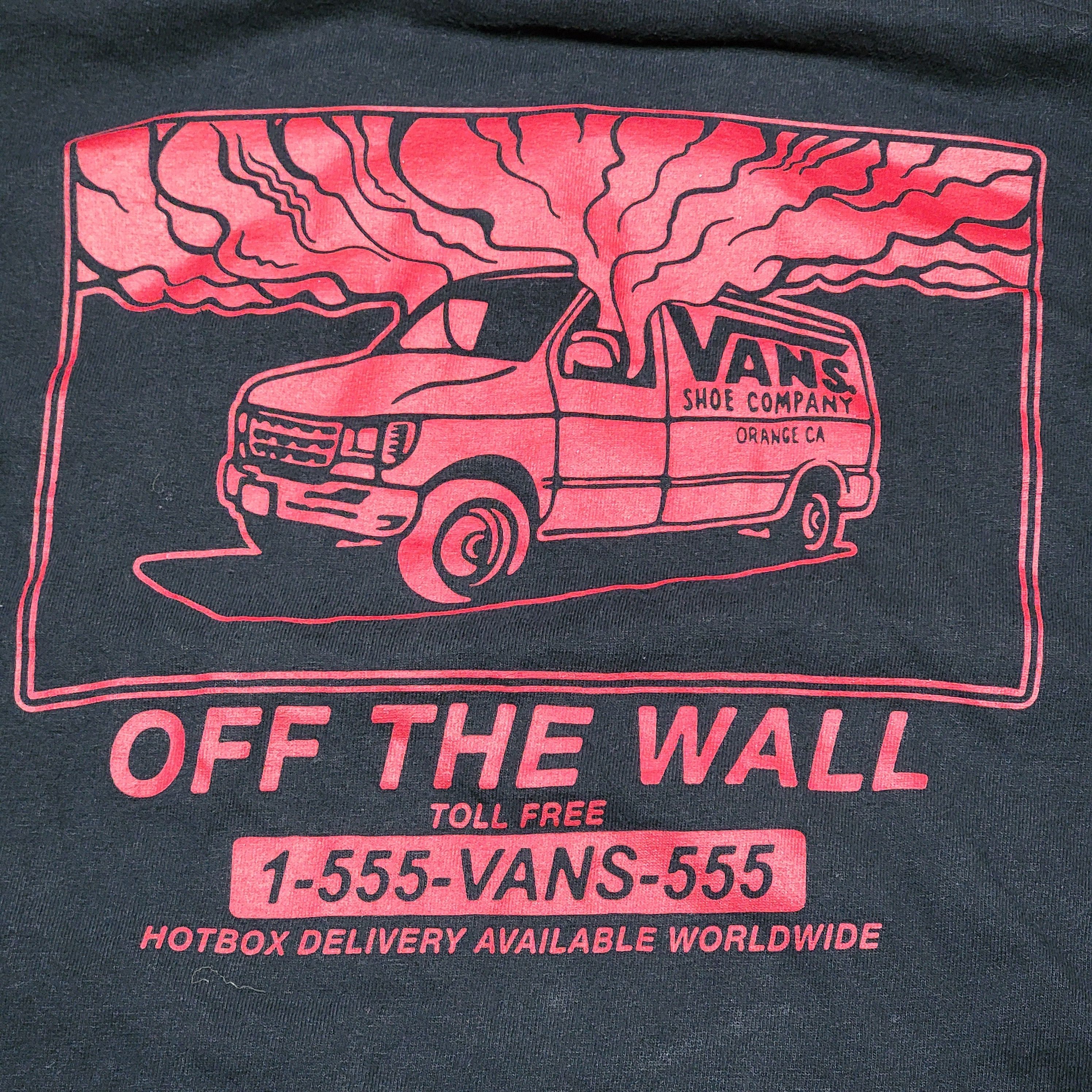 Vans Vans LS Unisex Tee "Hotbox Delivery Available Worldwide"-Med Size US M / EU 48-50 / 2 - 2 Thumbnail