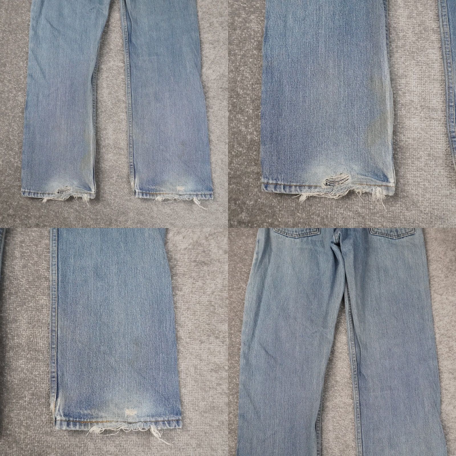 Levi's VINTAGE Levi's 505 Regular Men Jeans 33x32 Light Wash Blue Denim 5-Pocket Straight Size US 33 - 9 Thumbnail
