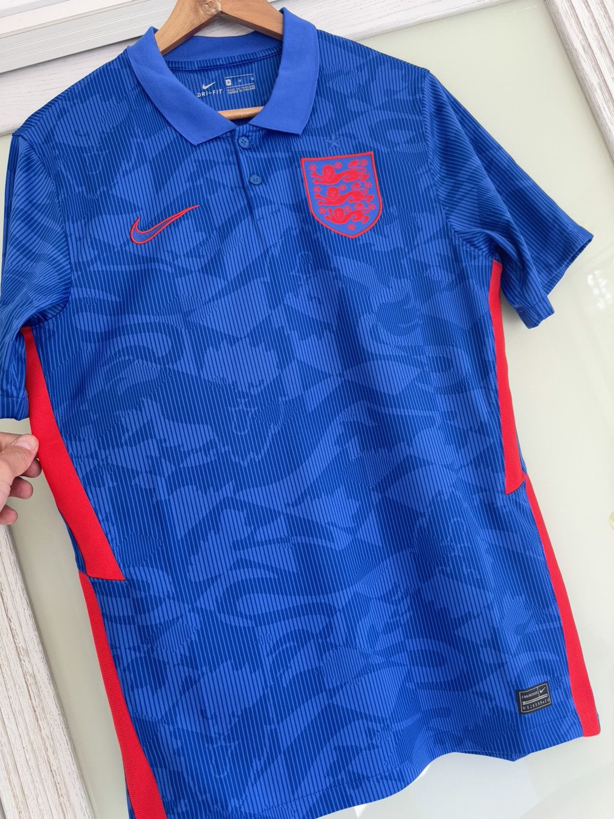 Nike England 2020-2021 Away Soccer Jersey Football Kit Shirt Size US M / EU 48-50 / 2 - 7 Thumbnail