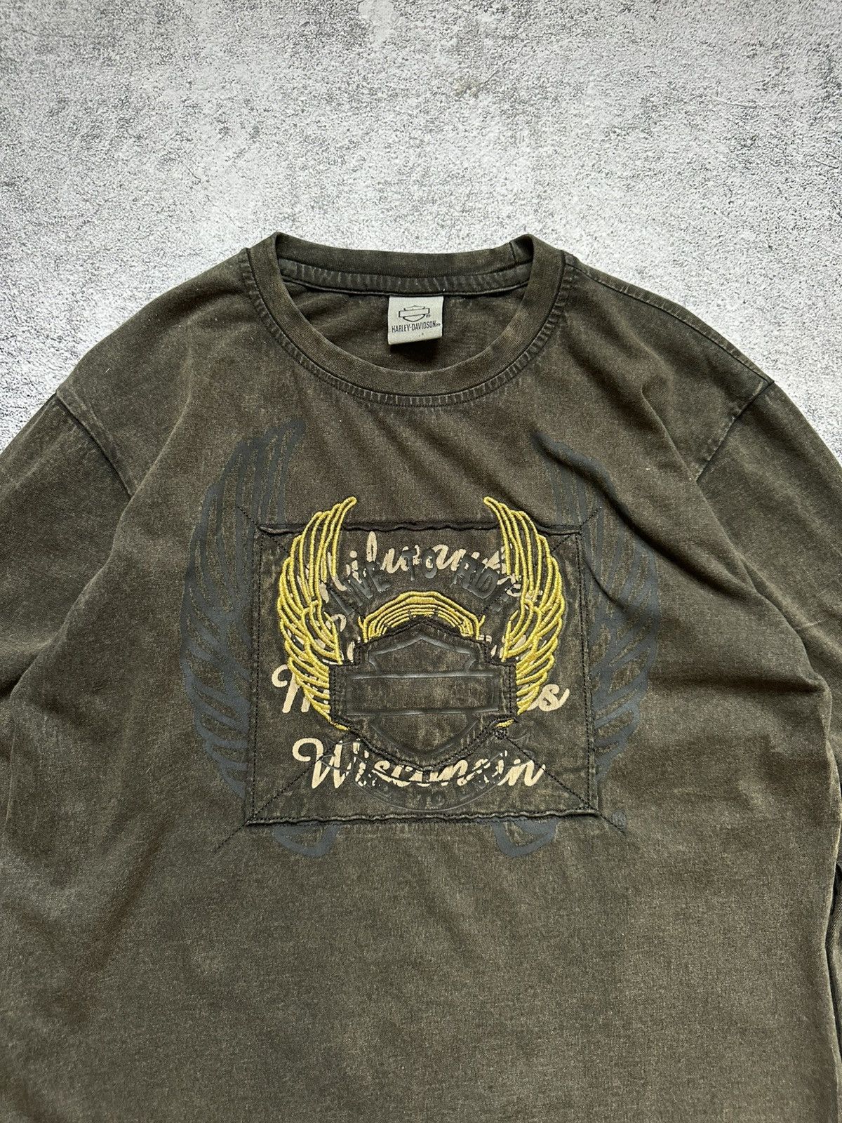 Harley Davidson Vintage Harley Davidson Long Sleeve Centre Logo Size US L / EU 52-54 / 3 - 8 Thumbnail
