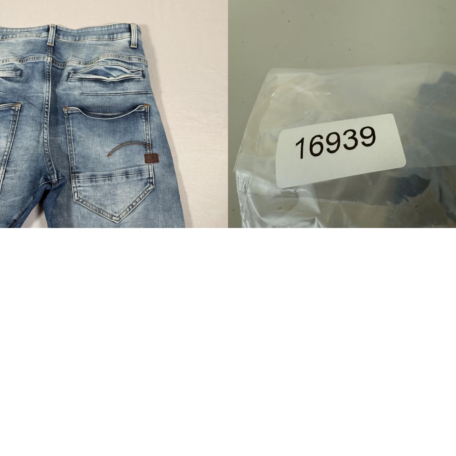 G-Star G-Star Jeans Mens 33x32 Blue D-Staq 3D Slim Denim Pants Skinny Stretch Casual Tapered 3D Size US 33 - 10 Thumbnail