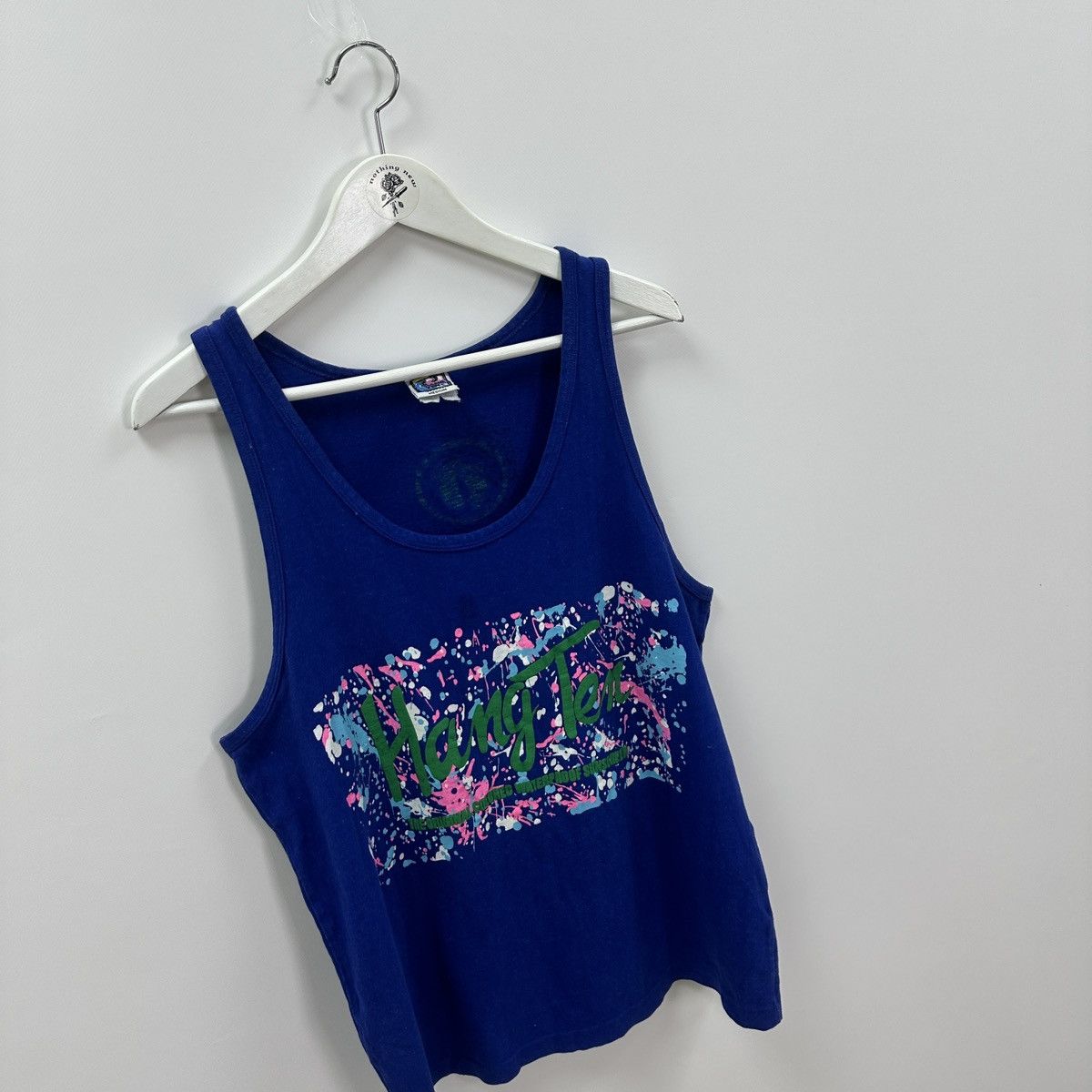 Hang Ten Vintage 90s Hang Ten Painted tank top y2k hype Hawaii surf Size US L / EU 52-54 / 3 - 4 Thumbnail