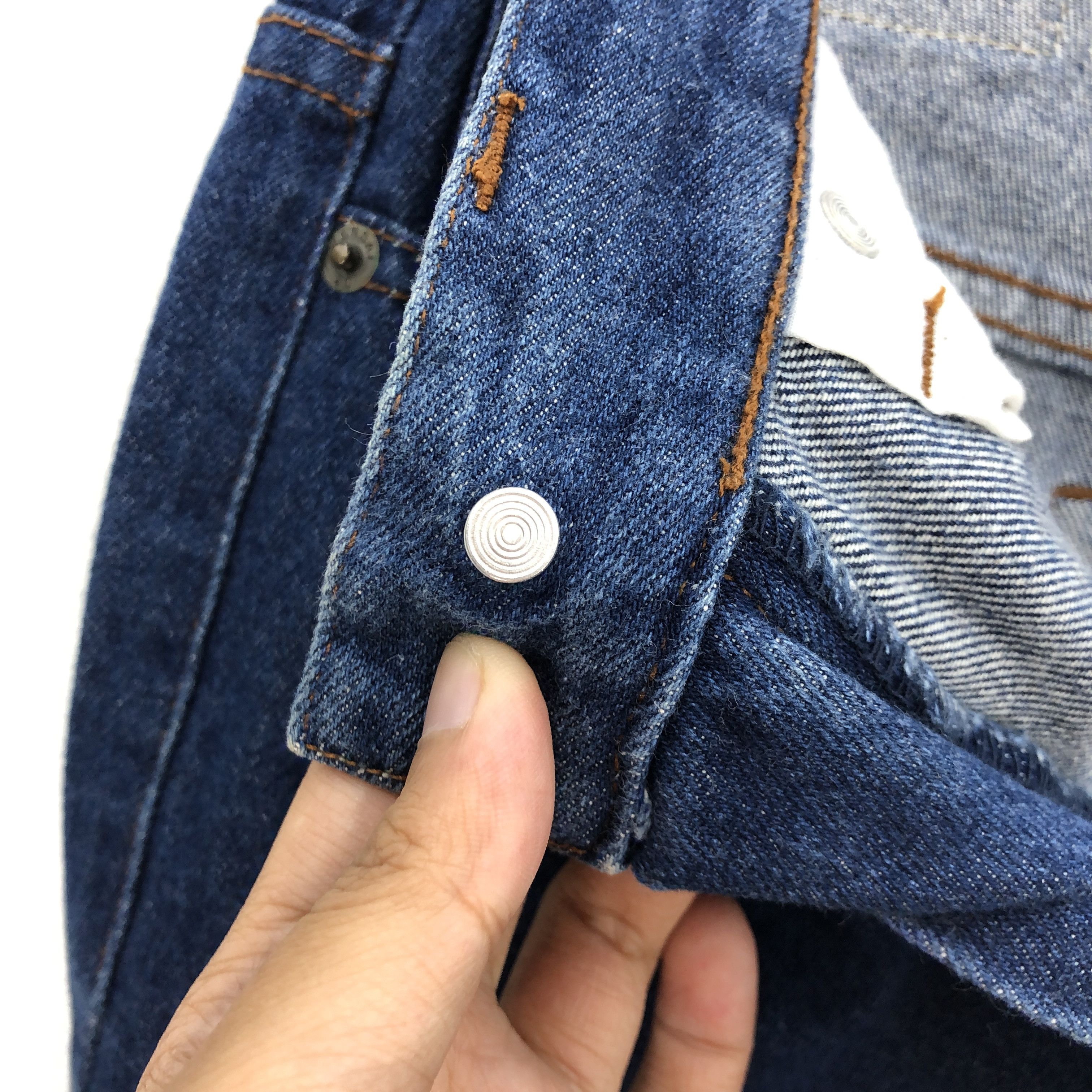 Kansai Yamamoto Vintage Kansai O2 Jeans Japanese Designer Denim Pants Size 24" / US 00 / IT 34 - 7 Thumbnail