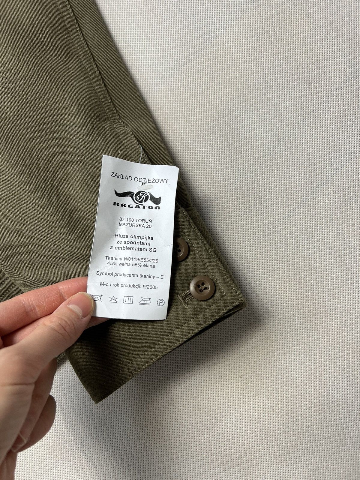 Vintage Olympic Military Jacket Vintage 90's 00's New Army Size US L / EU 52-54 / 3 - 3 Thumbnail