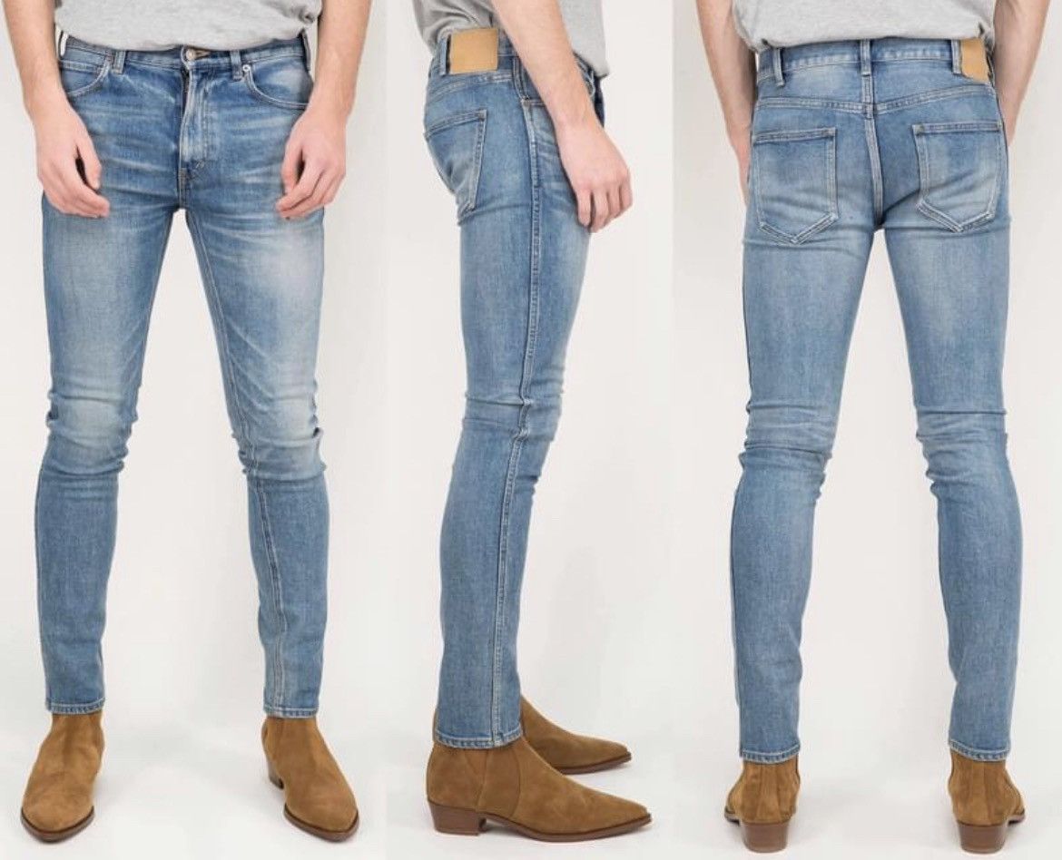 Celine × Hedi Slimane 19FW Skinny Union Wash Denim sz28/30/32 Size US 30 / EU 46 - 9 Thumbnail