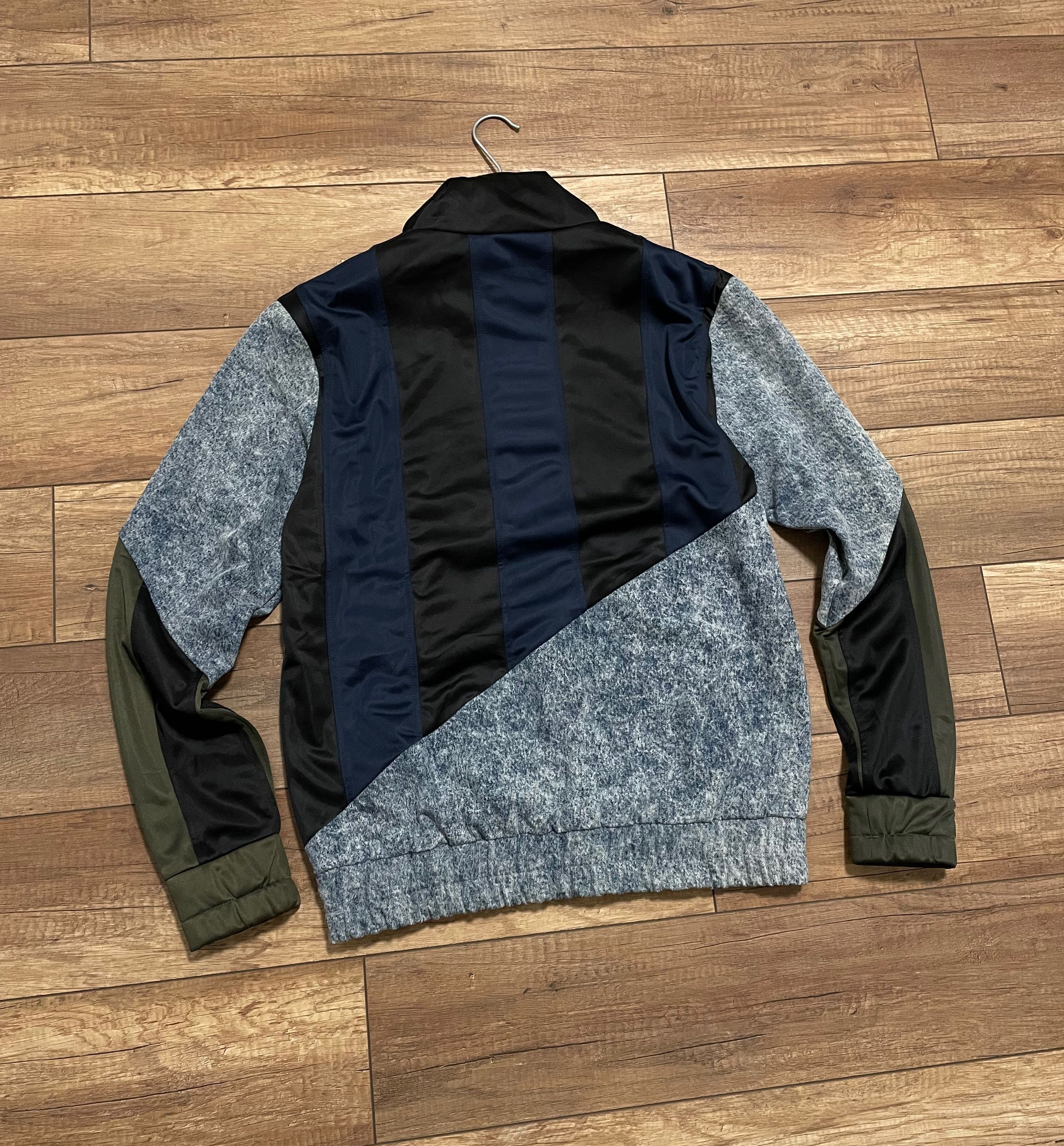 Han Kjobenhavn Rare Han Kjobenhavn Patchwork Denim Nylon Track Top Jacket Size US L / EU 52-54 / 3 - 2 Thumbnail