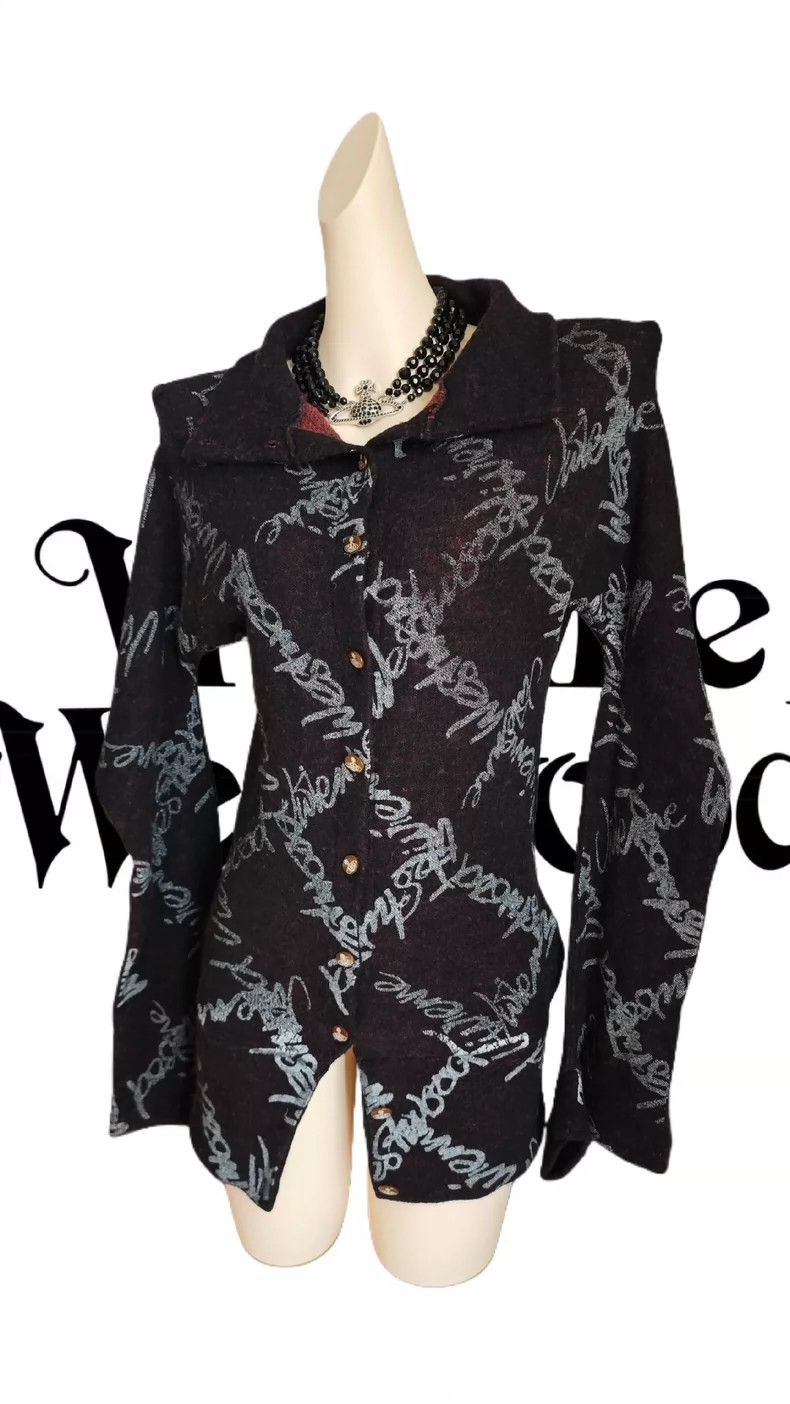 Vivienne Westwood Vivienne Westwood Rare angled letter graffiti in a distort Size M / US 6-8 / IT 42-44 - 3 Thumbnail