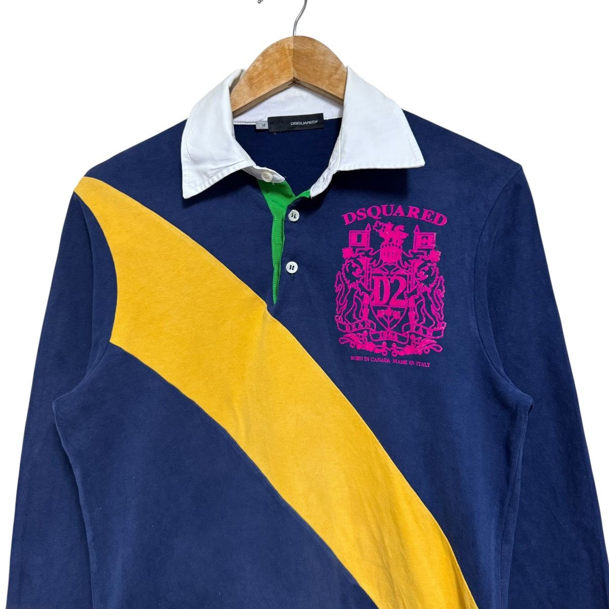 Dsquared2 Dsquared2 Multicolour Rugby Polo Shirt Size US M / EU 48-50 / 2 - 3 Thumbnail