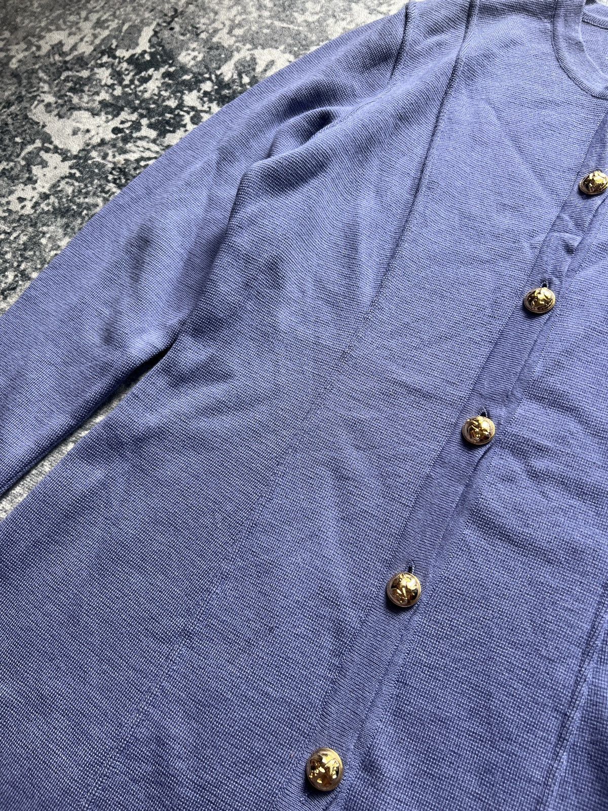 Salvatore Ferragamo Salvatore Ferragamo Knitted Long Button Up Cardigan/Sweater Size L / US 10 / IT 46 - 7 Thumbnail