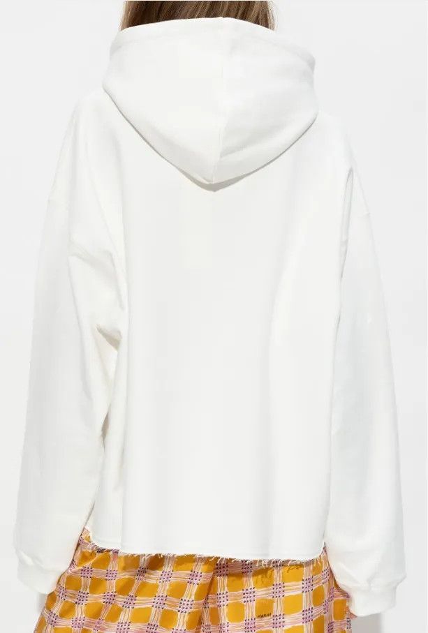 Marni o1w1db10824 Hoodie in White Size M / US 6-8 / IT 42-44 - 4 Thumbnail