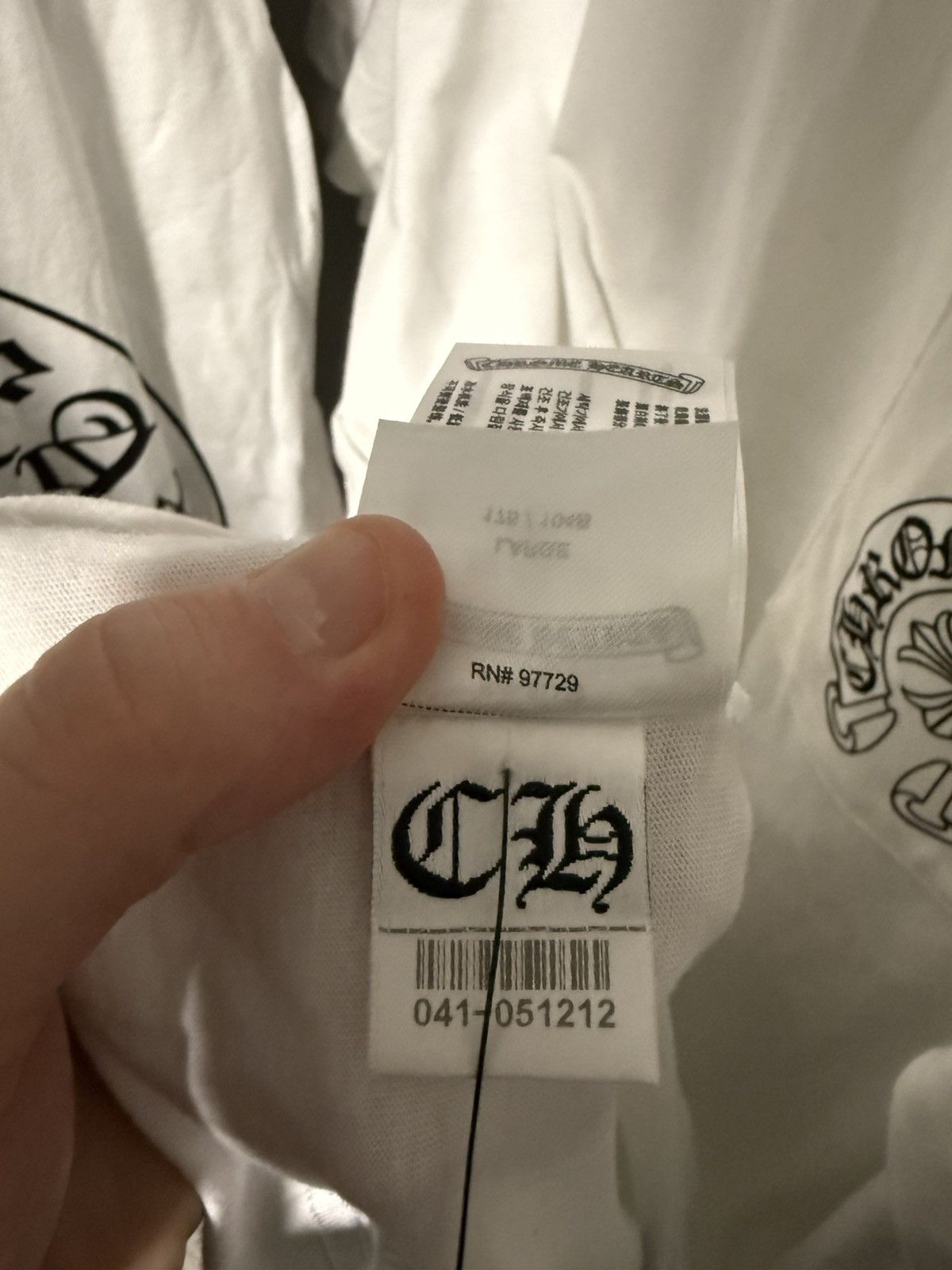 Chrome Hearts Chrome Hearts White Miami Horseshoe S/s Size US L / EU 52-54 / 3 - 6 Thumbnail