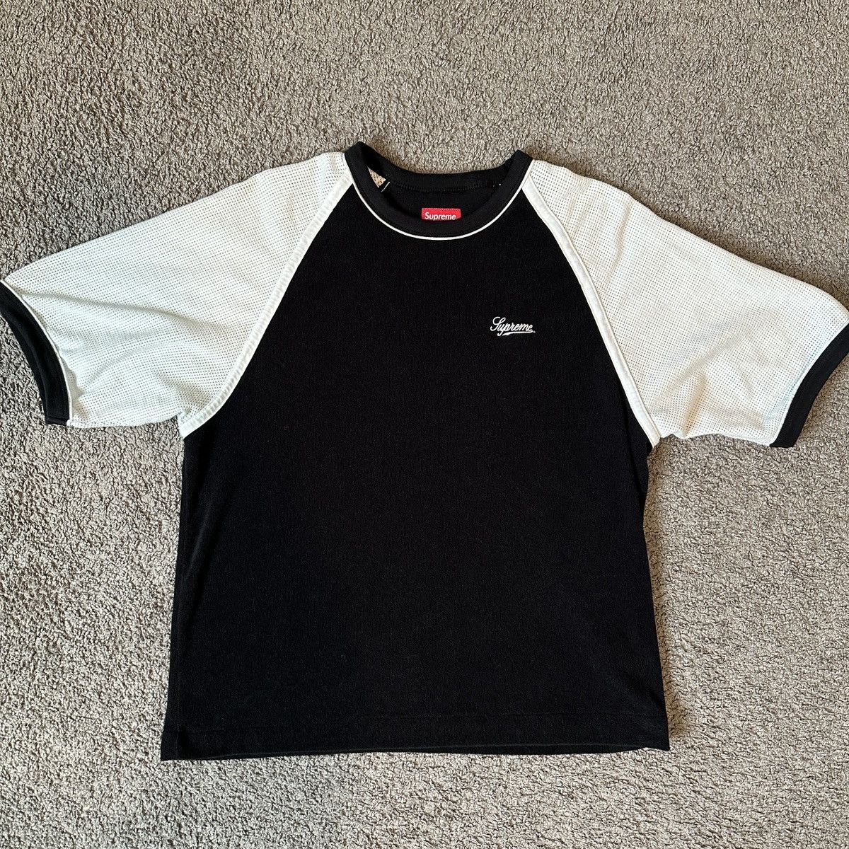 Supreme Supreme Terry Raglan S/S Top SS23 Short Sleeve Black Supreme Supreme Terry Raglan S/S Top SS23 Short Sleeve Black