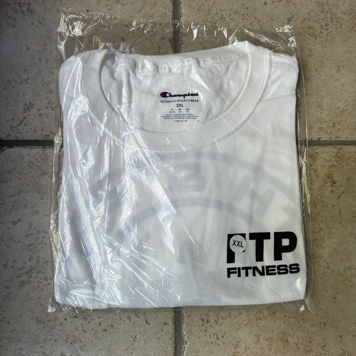 image of Fuck The Population Ftp Fitness Tee (White) Size Xxl, Men's