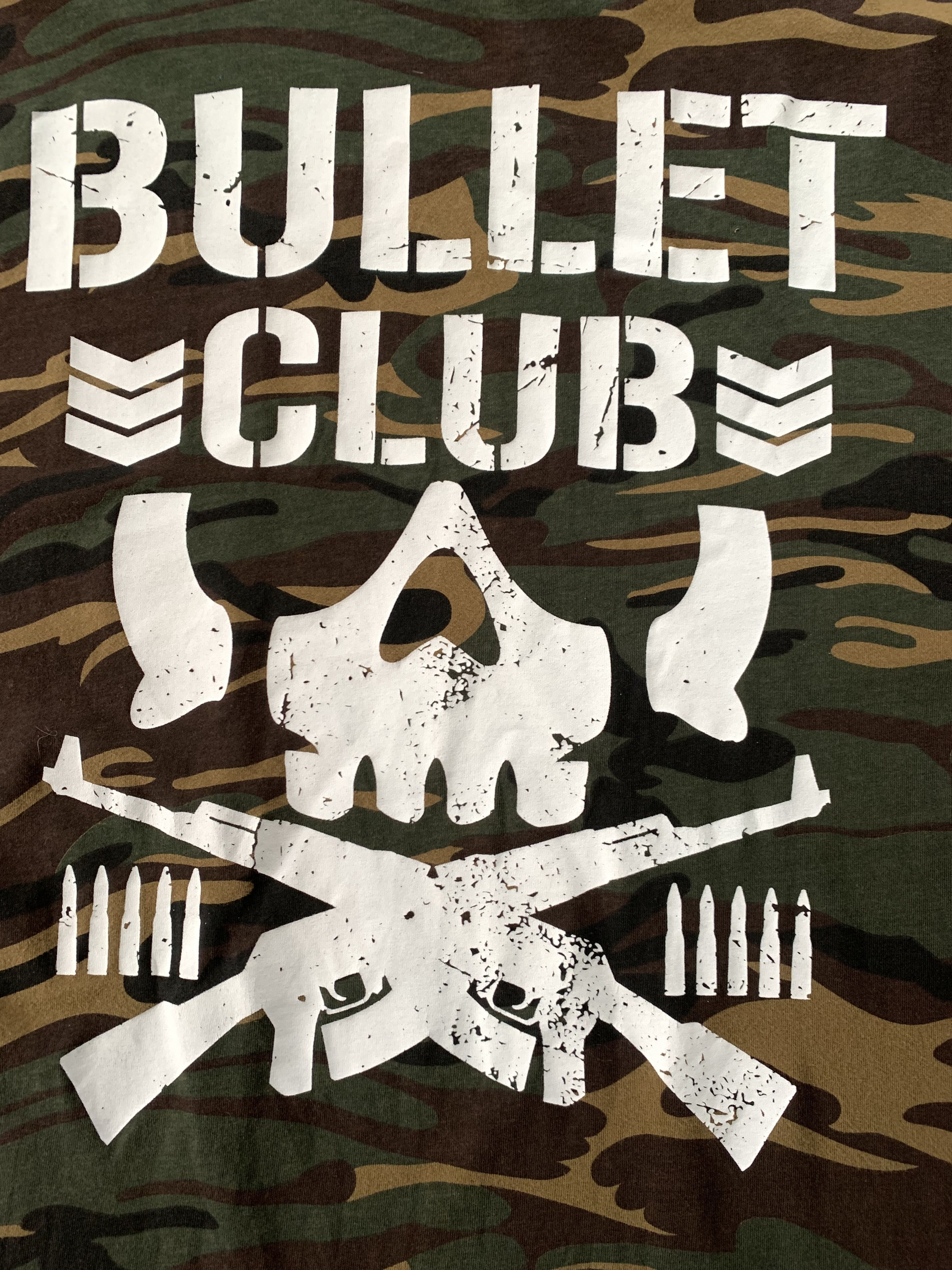 Anvil New Japan Pro-Wrestling King of Sports Camouflage T Shirt Size US XXL / EU 58 / 5 - 6 Thumbnail