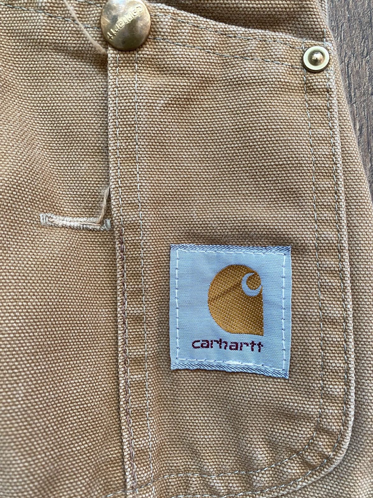 Carhartt Carhartt Tan Overalls with Adjustable Straps,44 by 30 Size US 30 / EU 46 - 2 Thumbnail