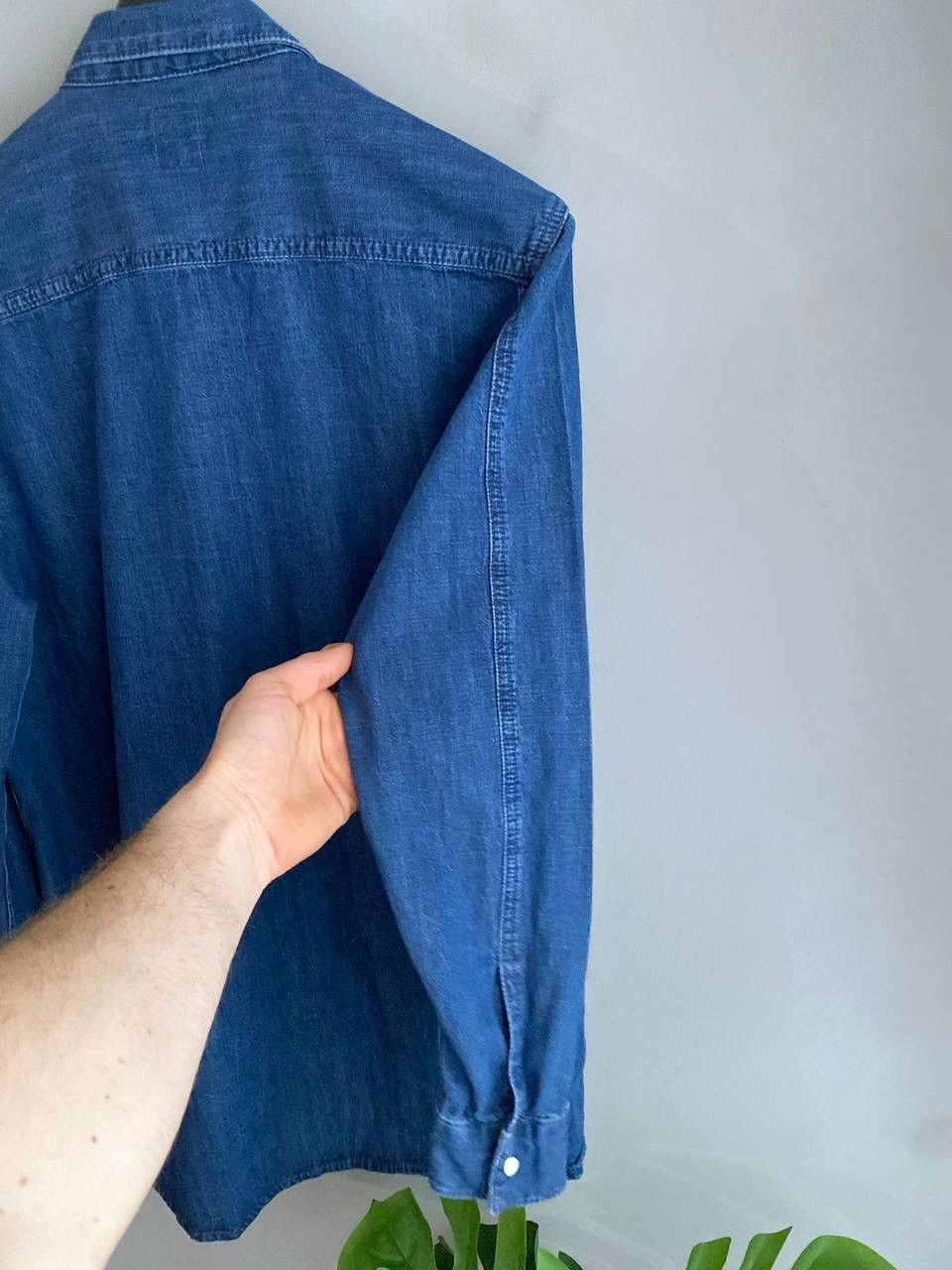 Boggi Boggi Milano Men's Blue Denim Shirt, Size M Size US M / EU 48-50 / 2 - 16 Thumbnail