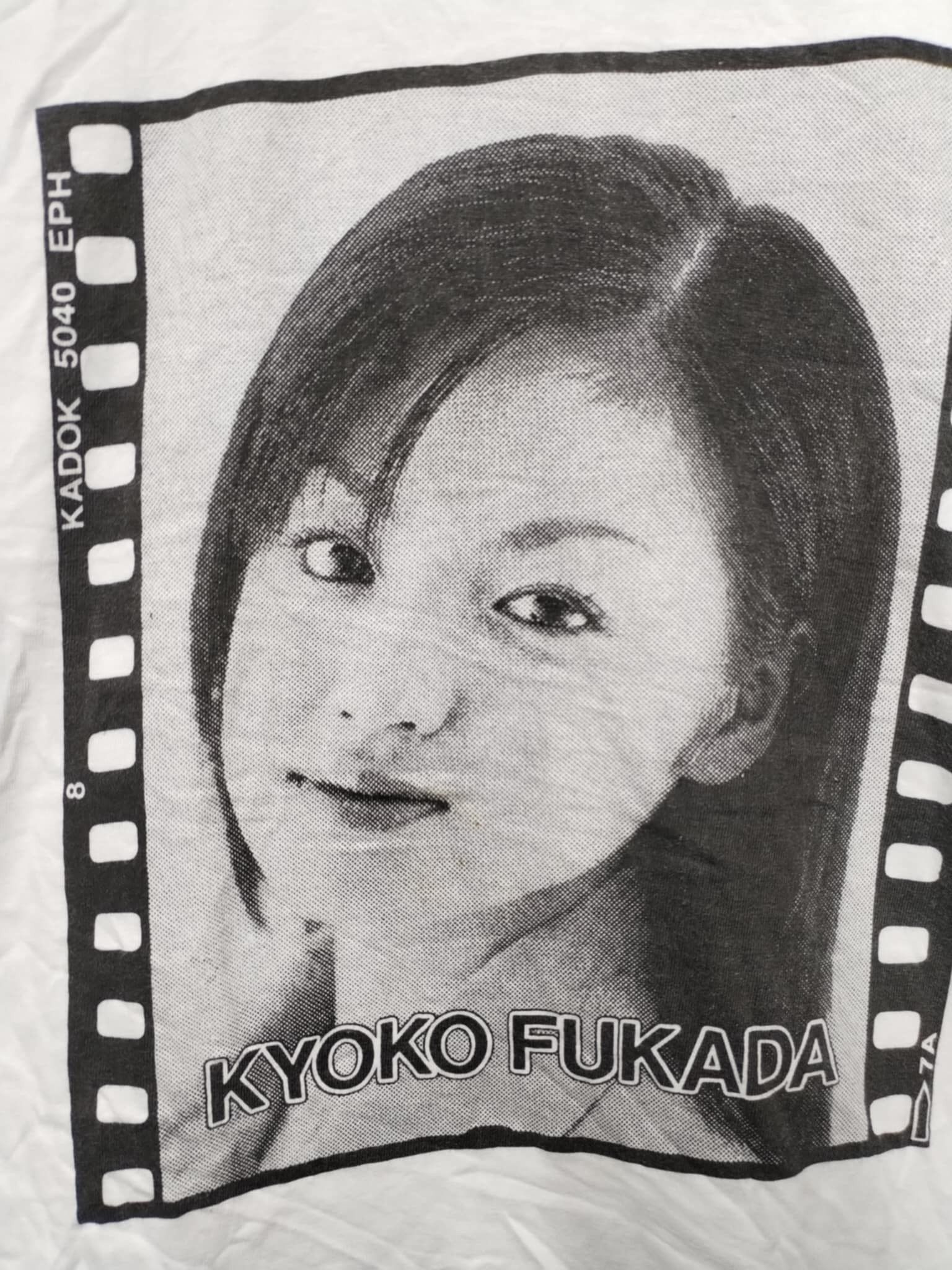 Band Tees × Japanese Brand × Vintage VINTAGE KYOKO FUKADA PHOTO TEE VERY RARE Size US M / EU 48-50 / 2 - 3 Thumbnail
