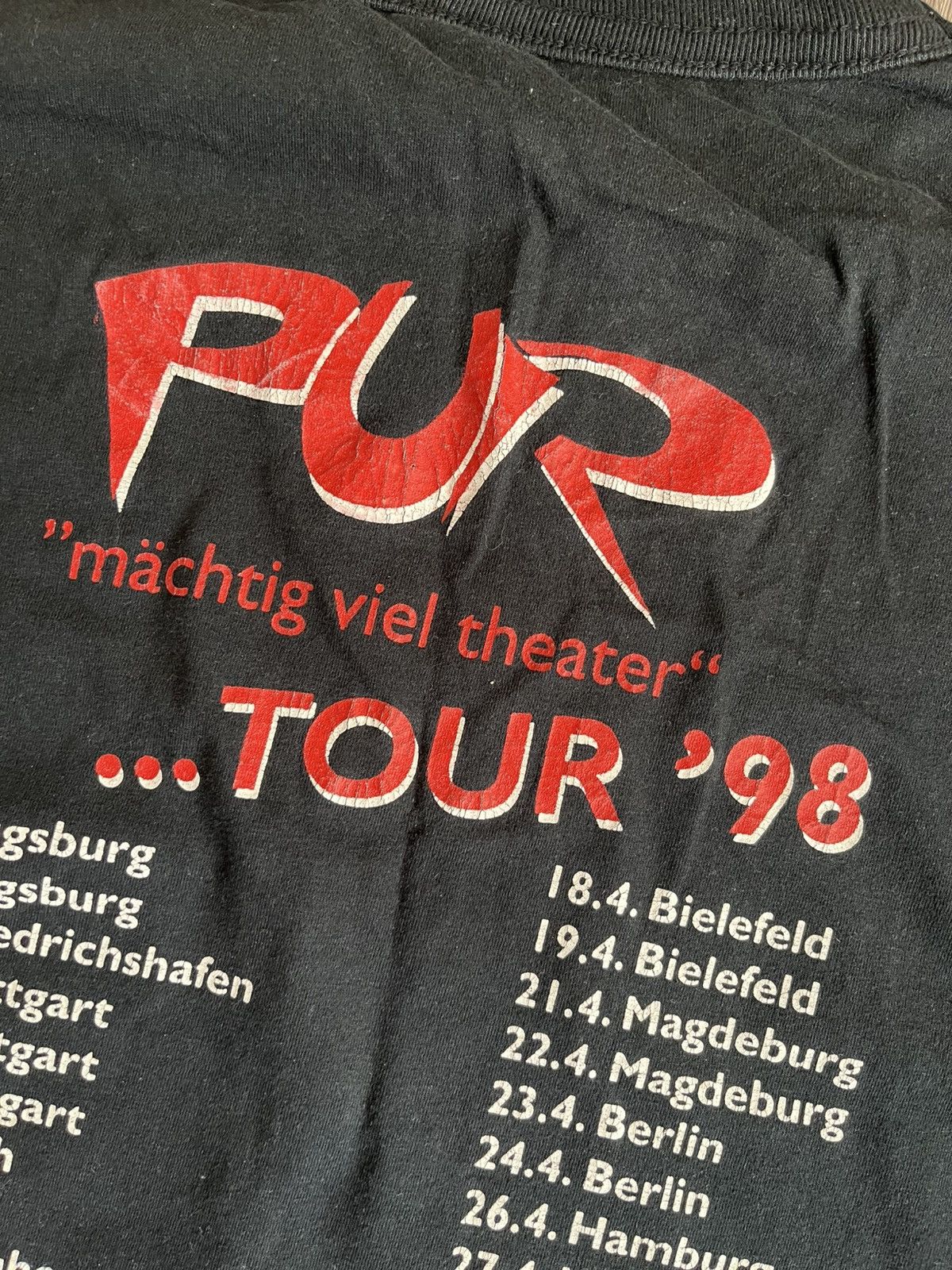Band Tees Vintage PUR 'machtig viel theater' German 1998 Tour T-Shirt Size US L / EU 52-54 / 3 - 13 Thumbnail