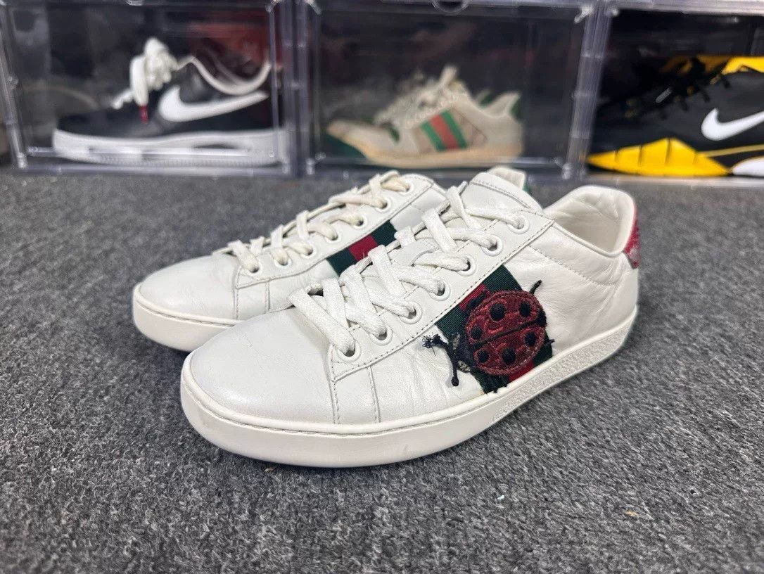 Gucci Gucci Embroidered Lowtop Sneakers us_4 Women Size US 4 / IT 34 - 1 Thumbnail