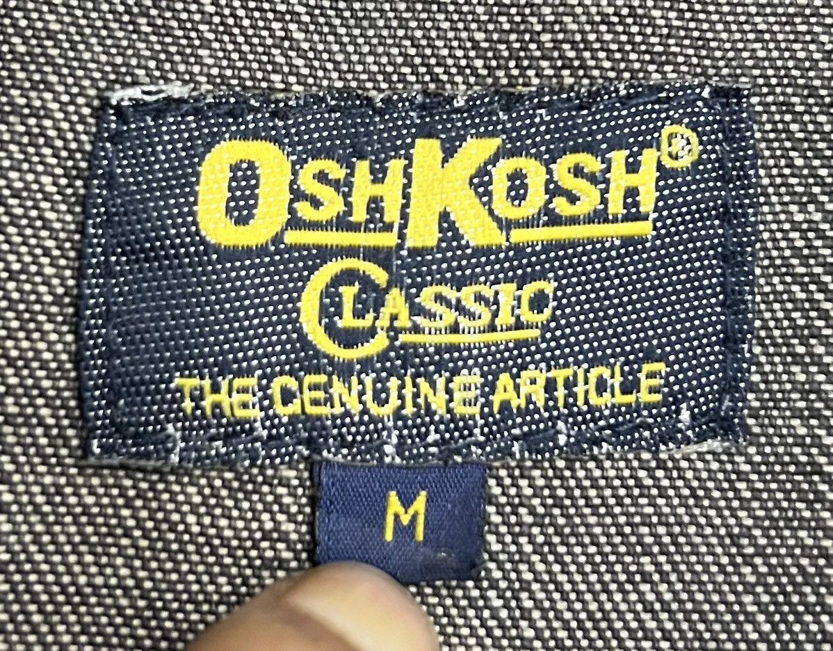 Oshkosh × Vintage Vintage OshKosh Classic Black Denim Coveralls - Size M Size US 37 - 16 Thumbnail