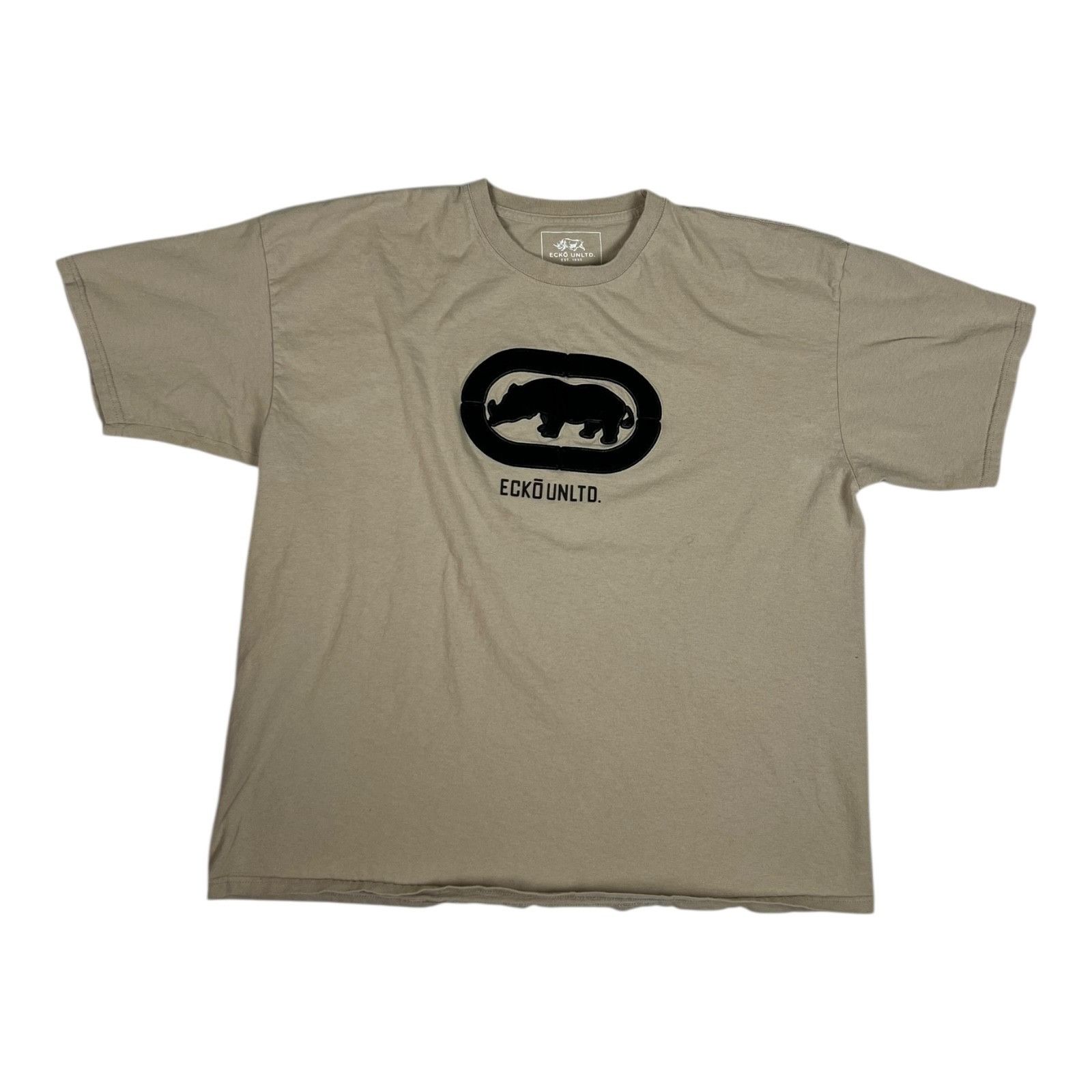 Ecko Unltd. Vintage Ecko Unltd T-Shirt Size 2XL Tan Brown OG Rhino Logo Size US XXL / EU 58 / 5 - 1 Thumbnail
