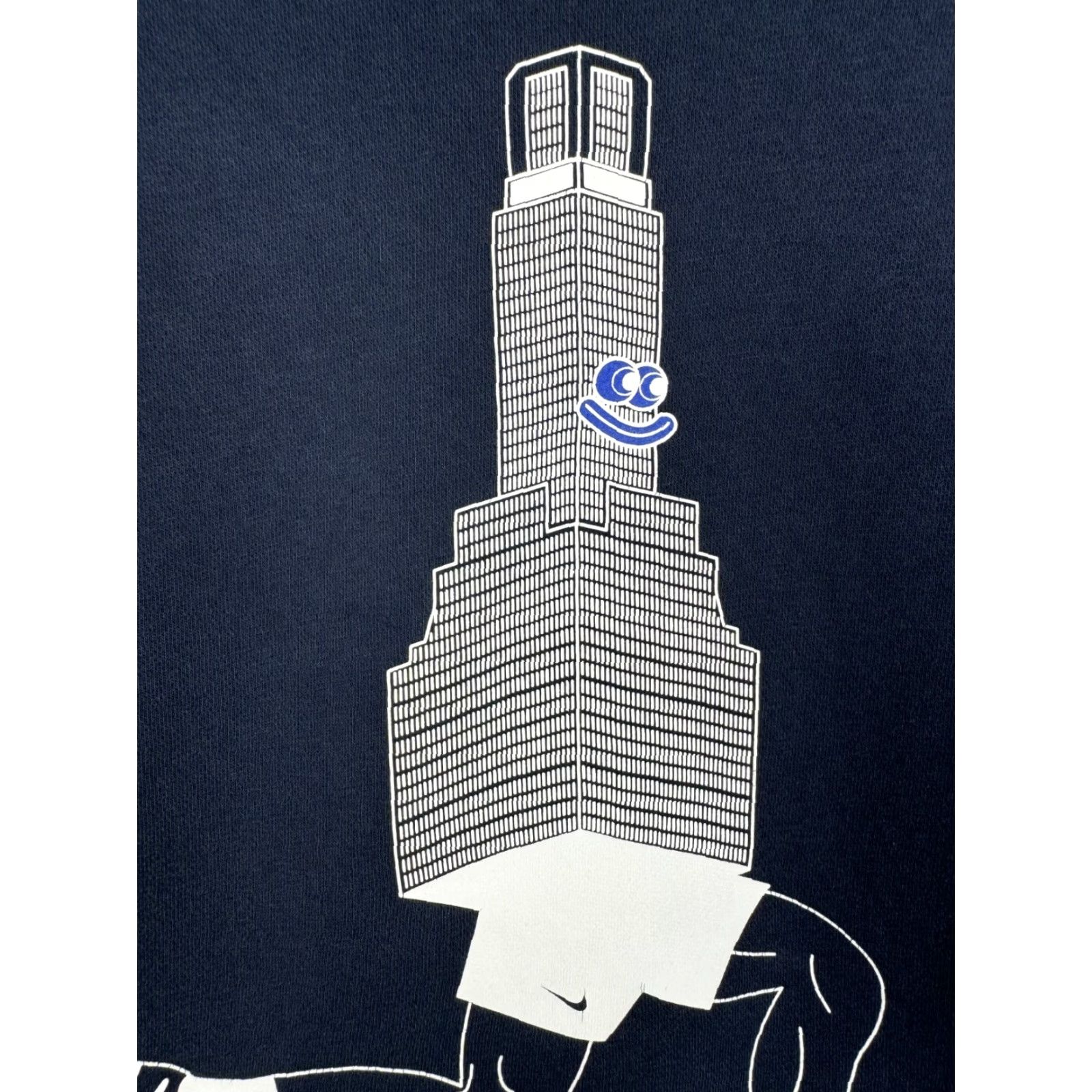 Nike Nike Hoodie Mens Large Navy Blue NYC Always On The Move Pullover Size US L / EU 52-54 / 3 - 3 Thumbnail