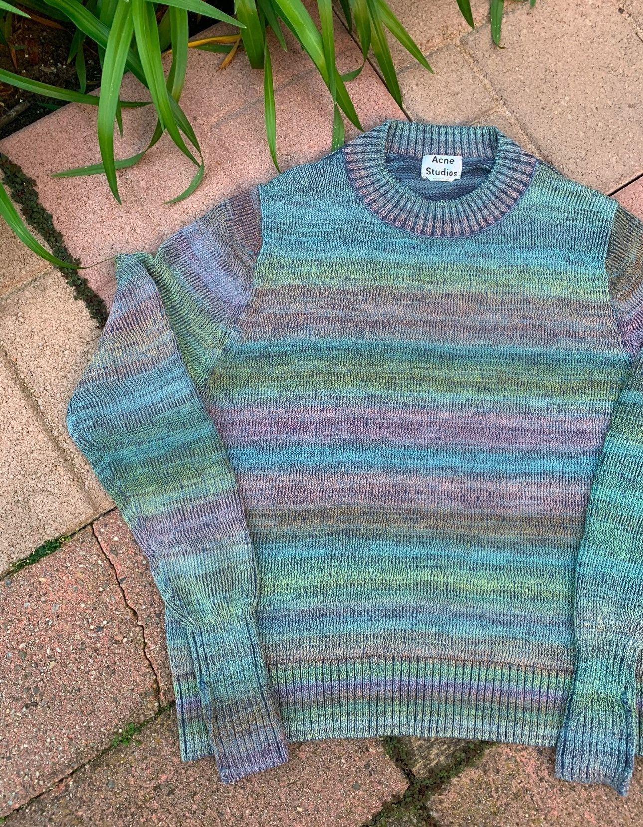 Acne Studios RARE GRAIL Acne Studios electric gradient sweater Size US M / EU 48-50 / 2 - 2 Thumbnail
