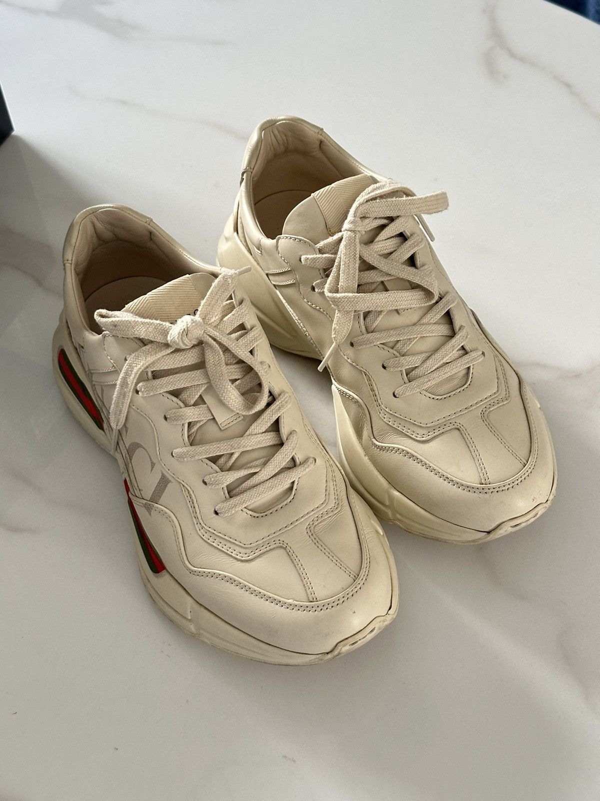 Gucci Gucci Rhyton Sneaker with Logo Size US 6 / EU 39 - 13 Thumbnail
